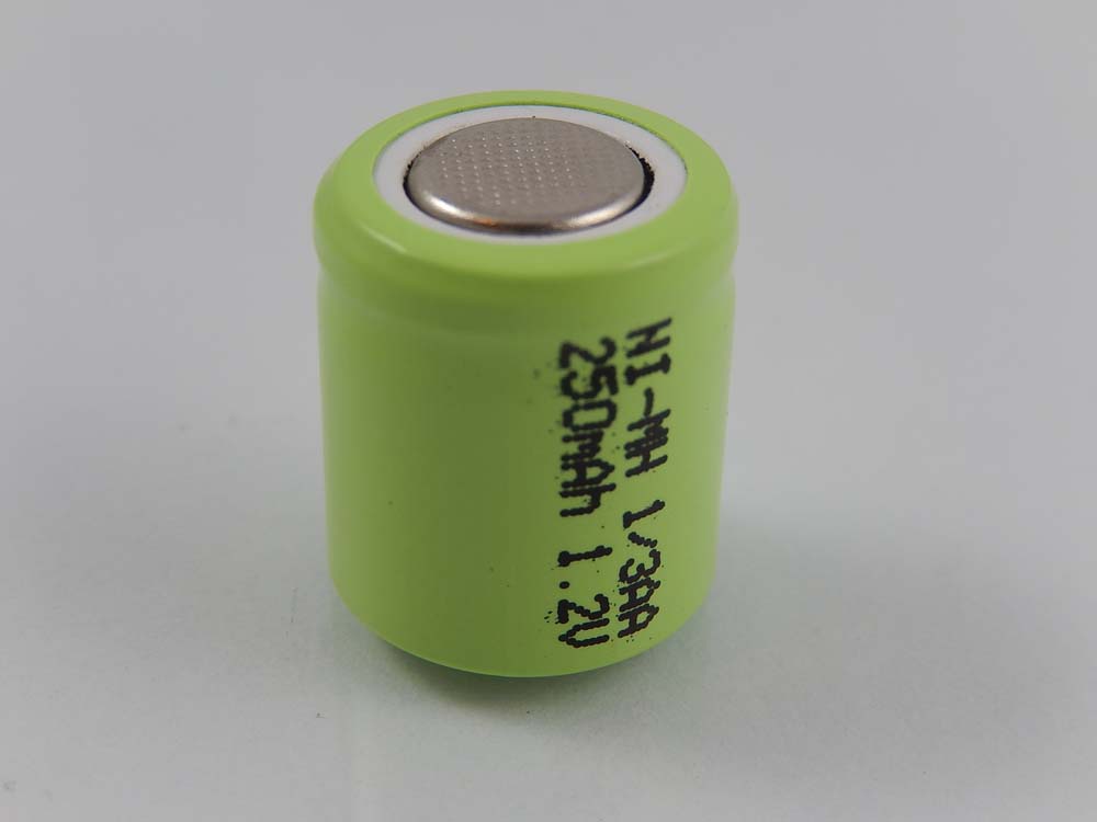 Model Making Device Battery Replacement for 1/3AA - 250mAh 1.2V NiMH