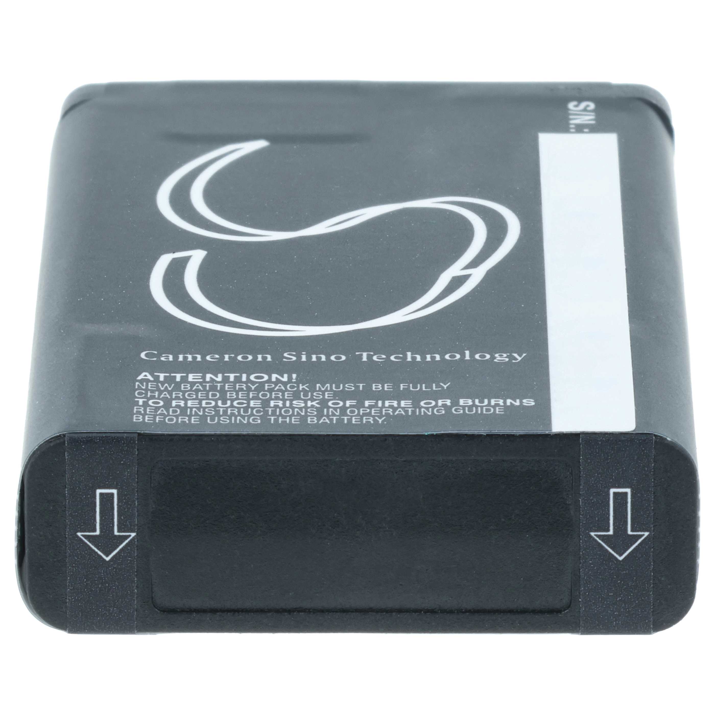 Batería reemplaza Garmin 010-11654-03, 010-11599-00 para videocámara - 1800 mAh 3,7 V Li-Ion