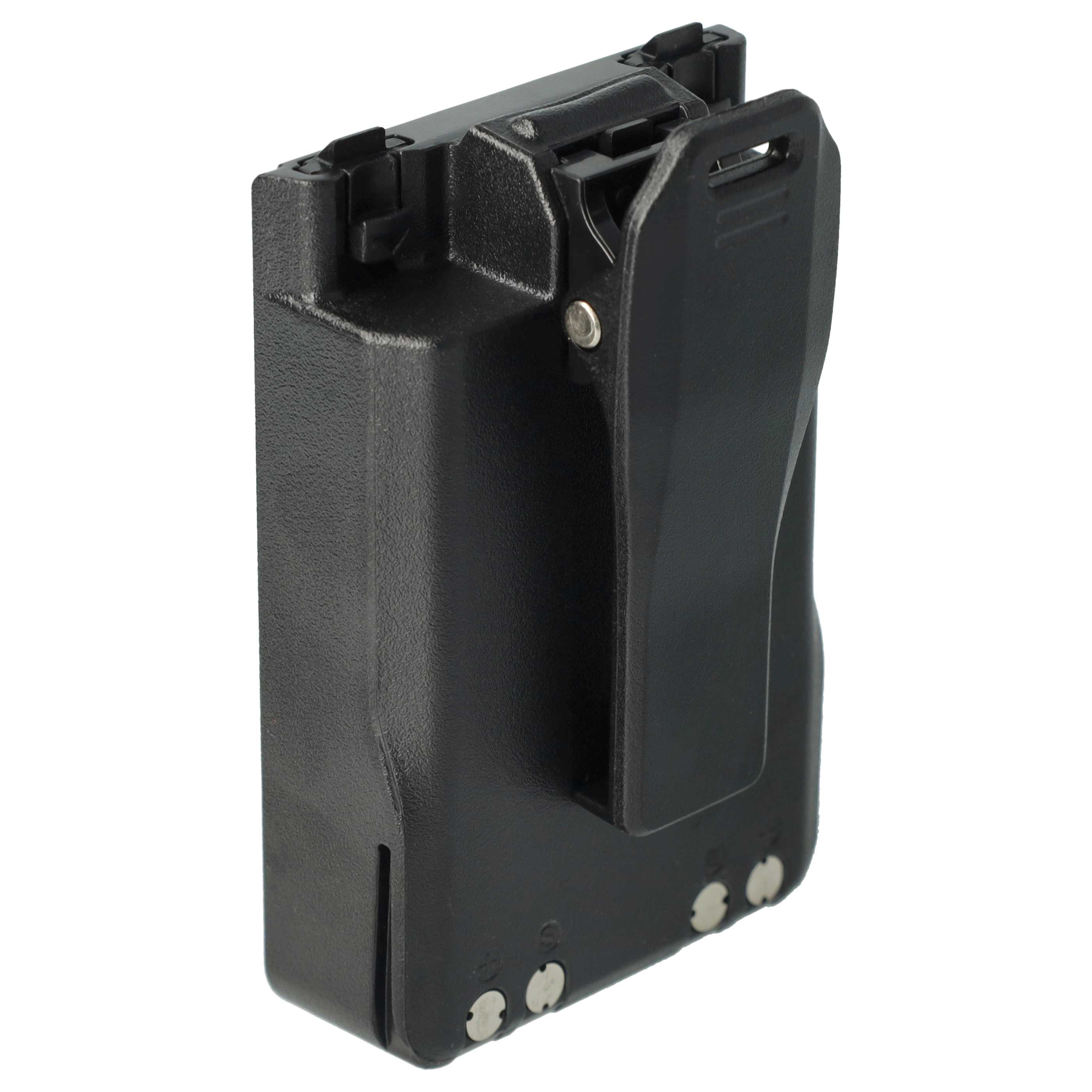 Radio 2x Battery replaces Icom BP-307 - 3300 mAh 7.4 V Li-Ion + Belt Clip