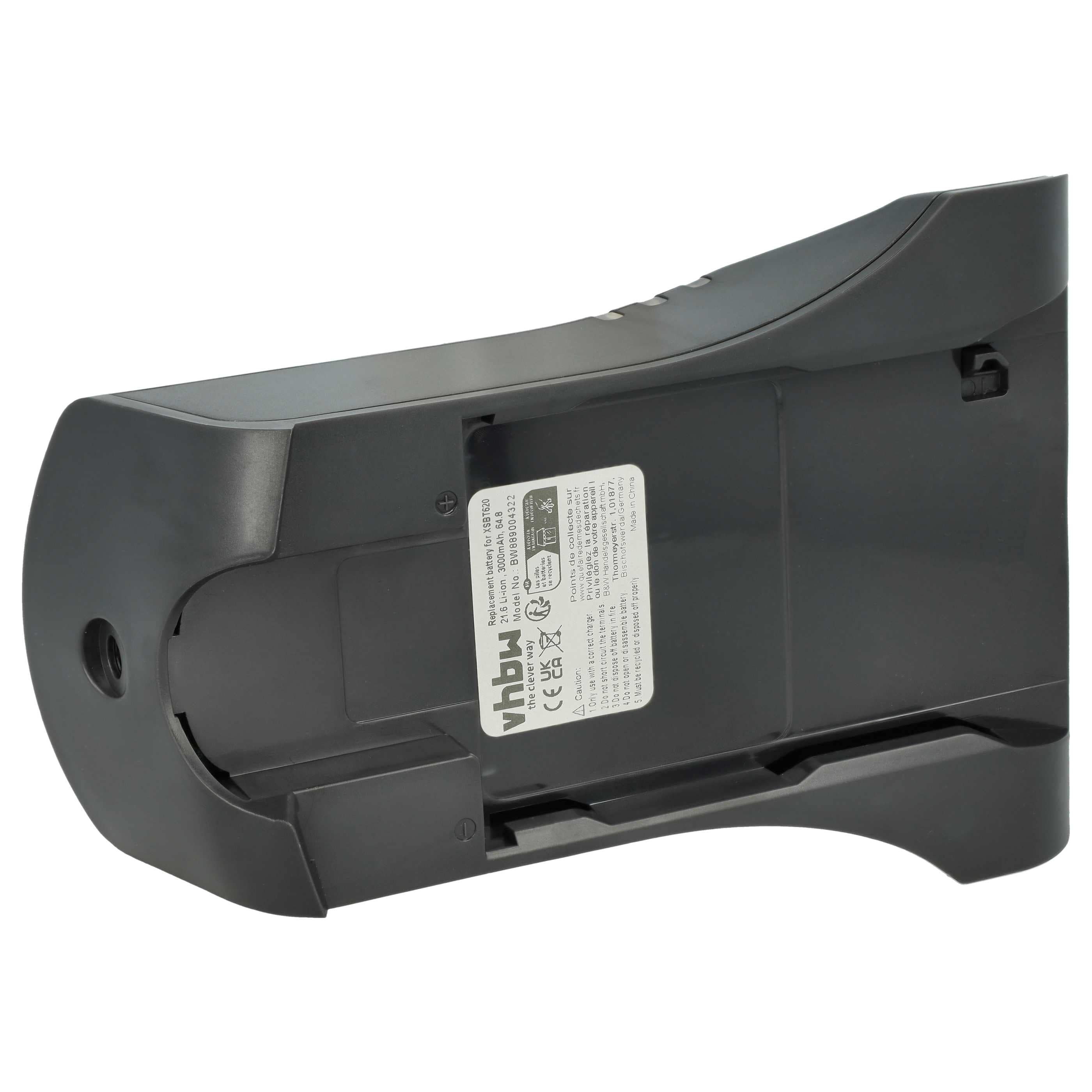 Battery replaces XSBT620 for Shark 3000mAh, 21.6V, Li-Ion