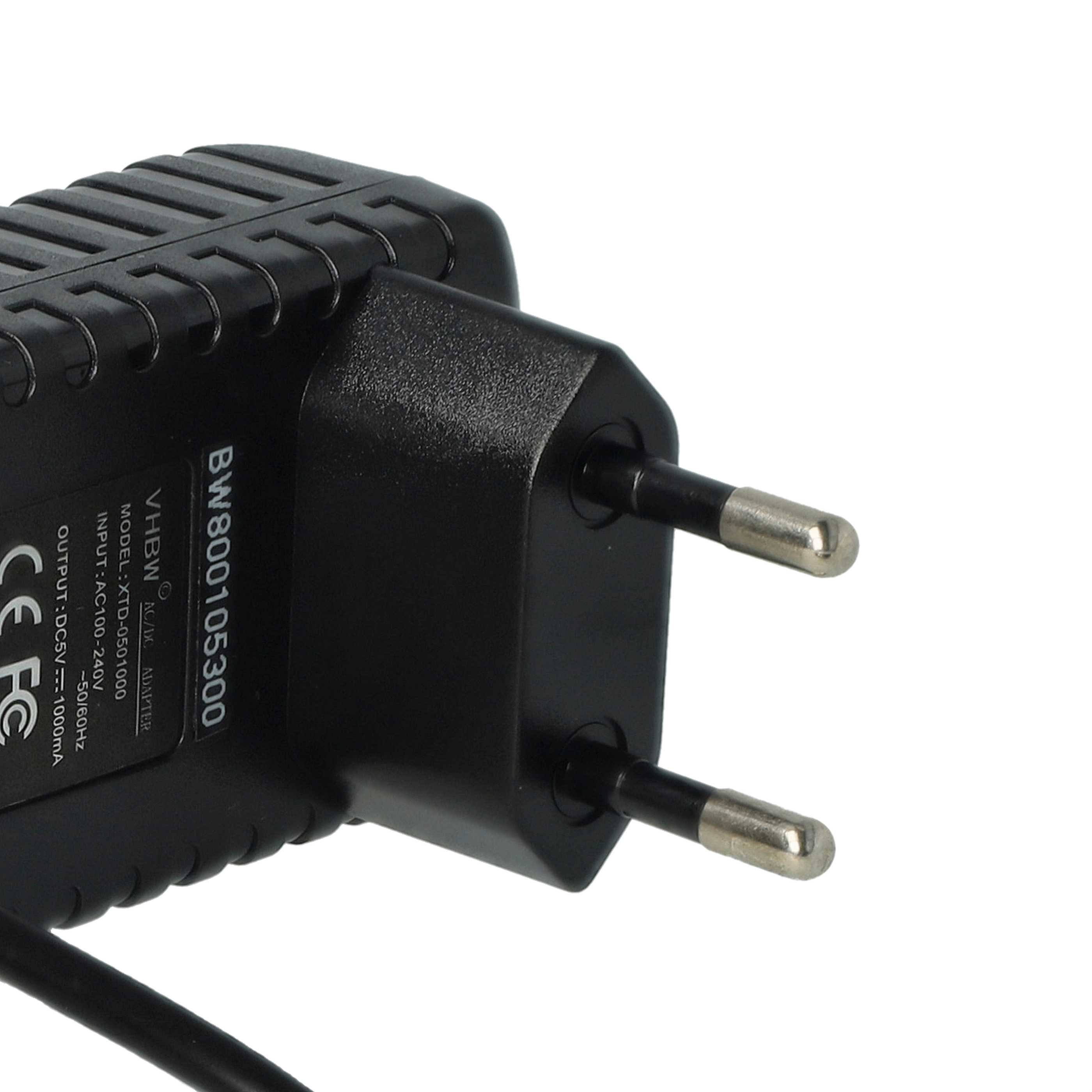 Micro USB Charger replaces Philips CP1759/01, CP1484/01 for Philips Electric Devices etc. - 1.0 A / 5 V