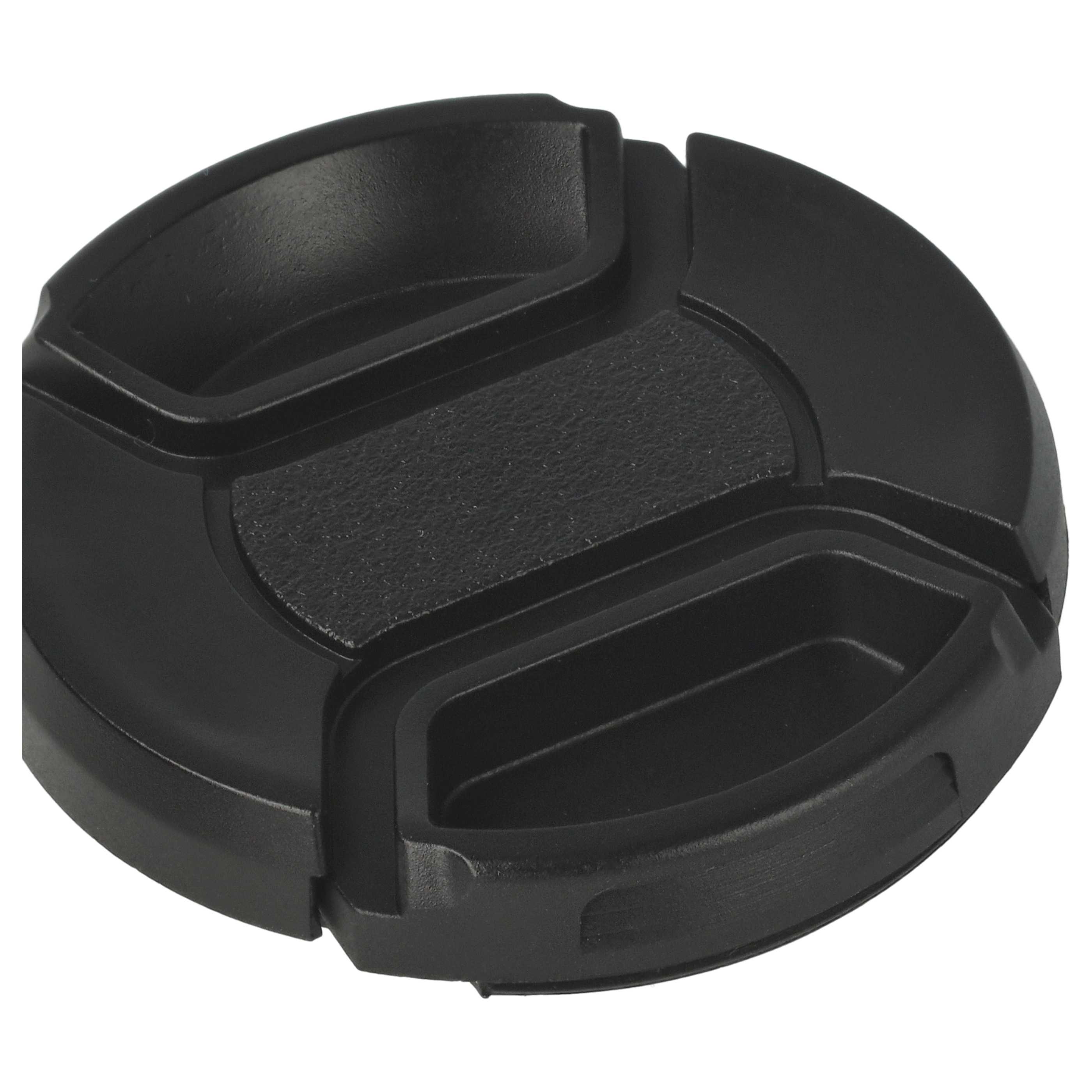 Bouchon d'objectif 46 mm - Prise centrée, plastique, noir