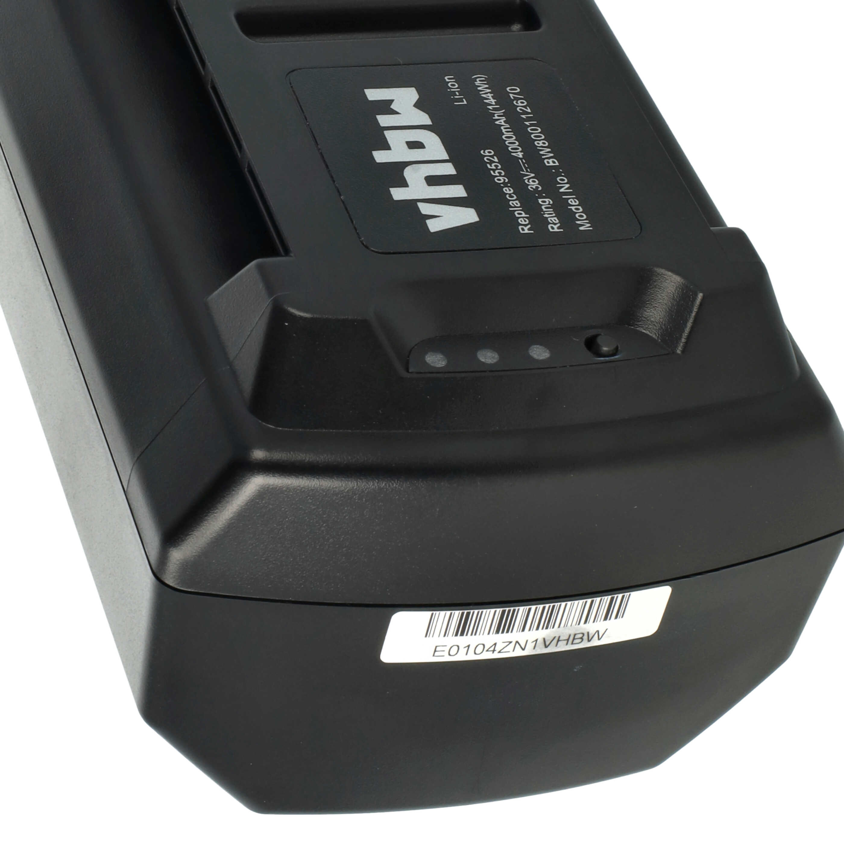 Battery replaces Garden Feelings R1S-360-AH-C 36V Electric Power Tool - 4000 mAh, 36 V, Li-Ion