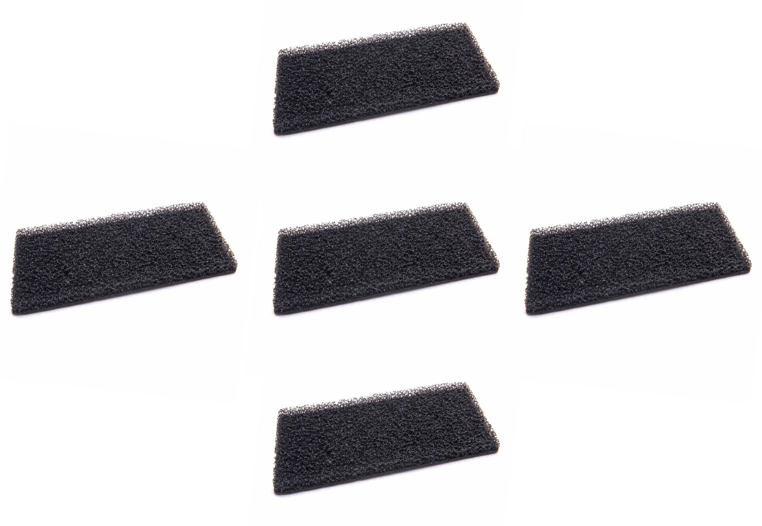 Filter Set (5x foam filter) as Replacement for Whirlpool / Bauknecht Group 481010716911 Tumble Dryer etc.