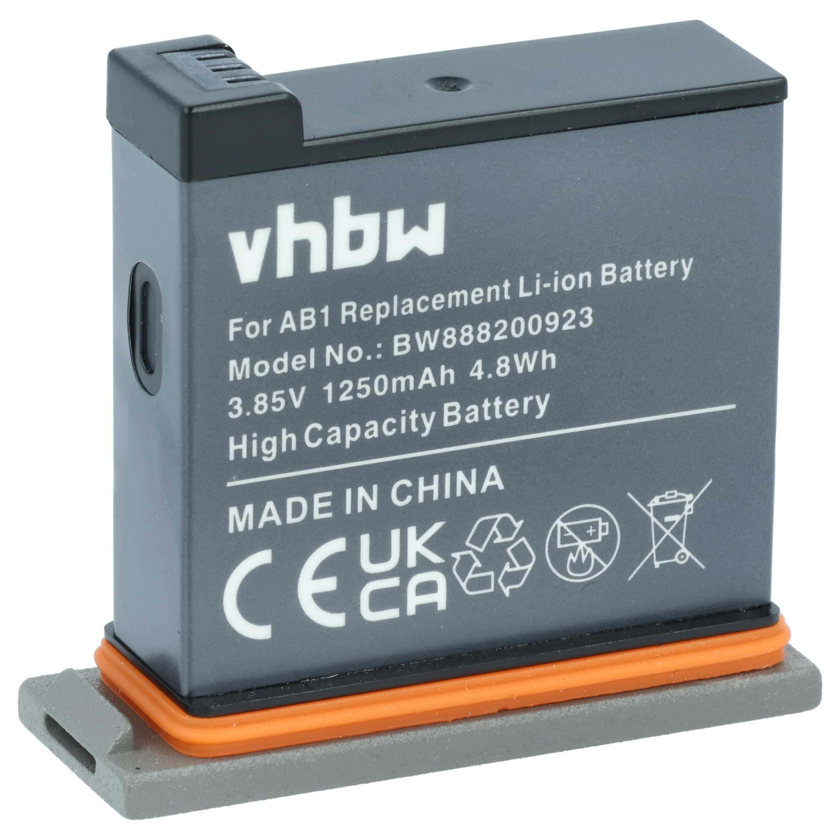 Battery replaces DJI AB1 - 1220mAh, 3.85V, Li-Ion