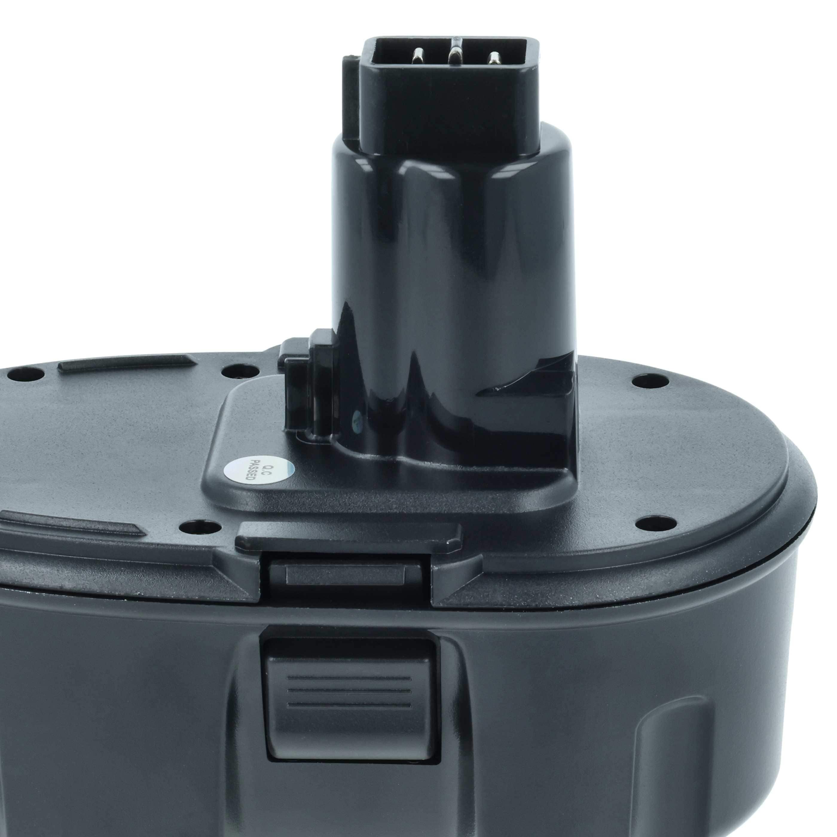 Akku (2x Stück) 18V als Ersatz für Dewalt DE9096, DE9098, DE9095, DE9039, DC9096, DE9503, DC9099 - 3,3Ah, NiMH