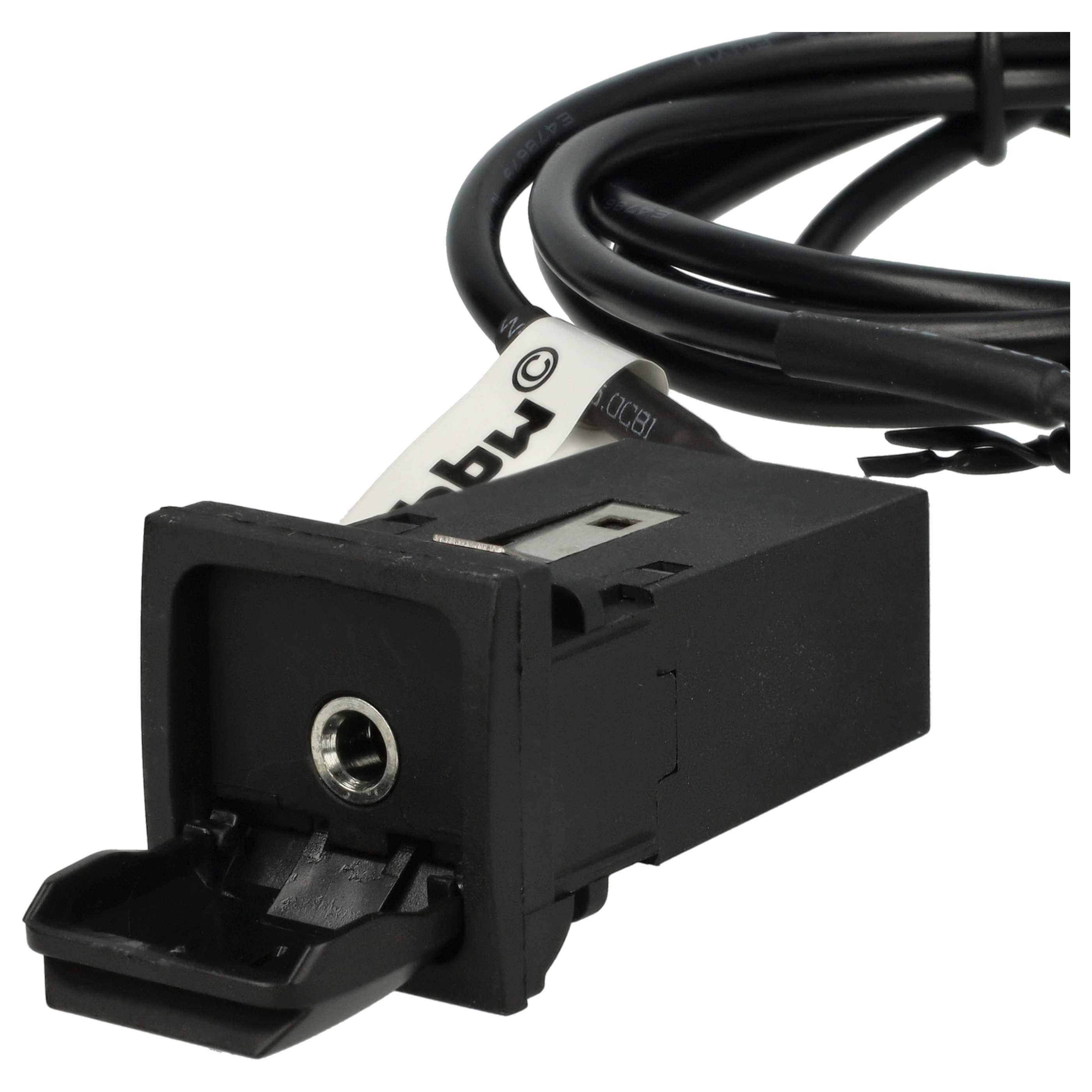 AUX Audio Adapter Cable for VW, Audi Seat Skoda VW RNS310 Car Radio etc. - 120cm