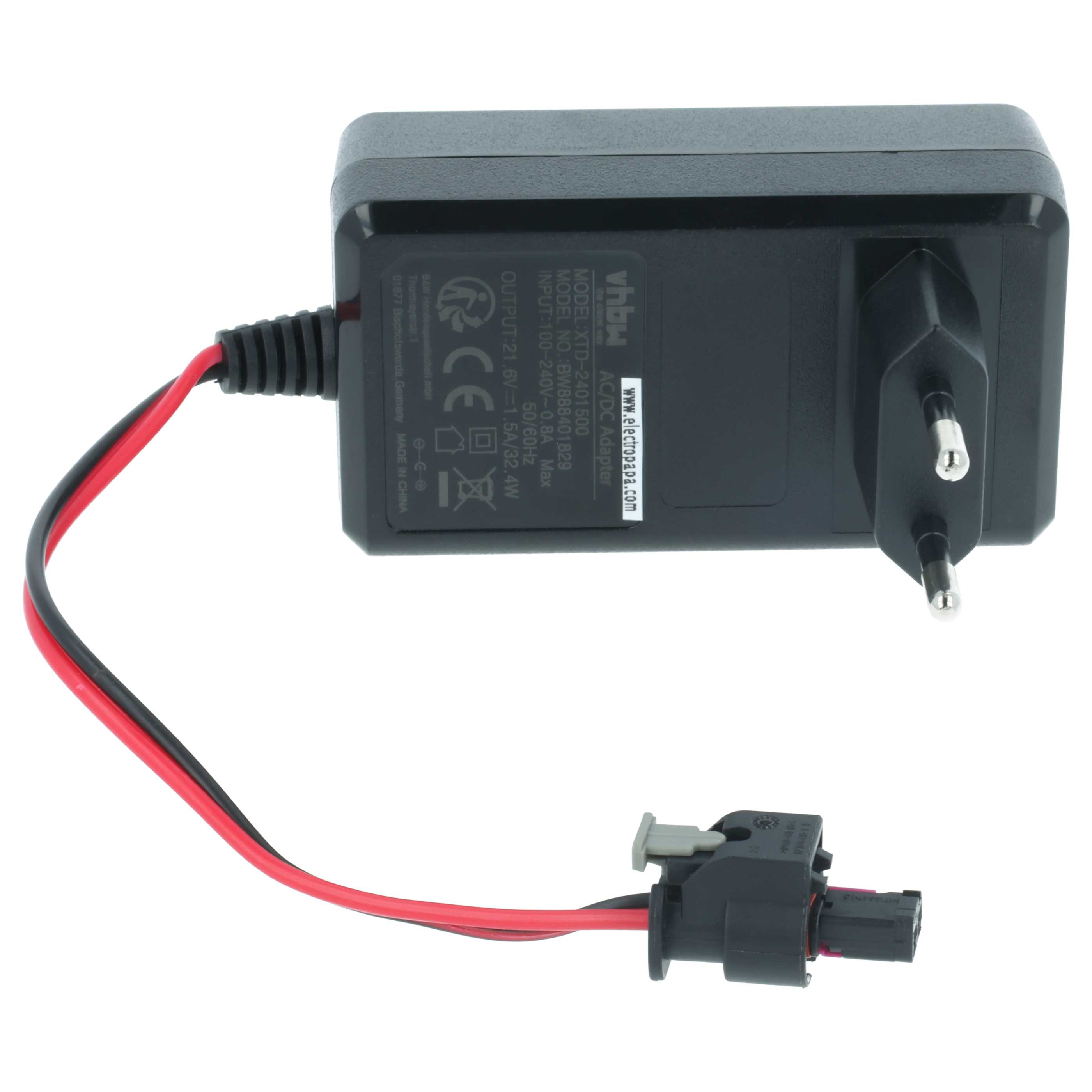 Mains Power Adapter replaces Husqvarna 581145101, 5811451-01, 581145102 lawnmower robot Charging Station etc.