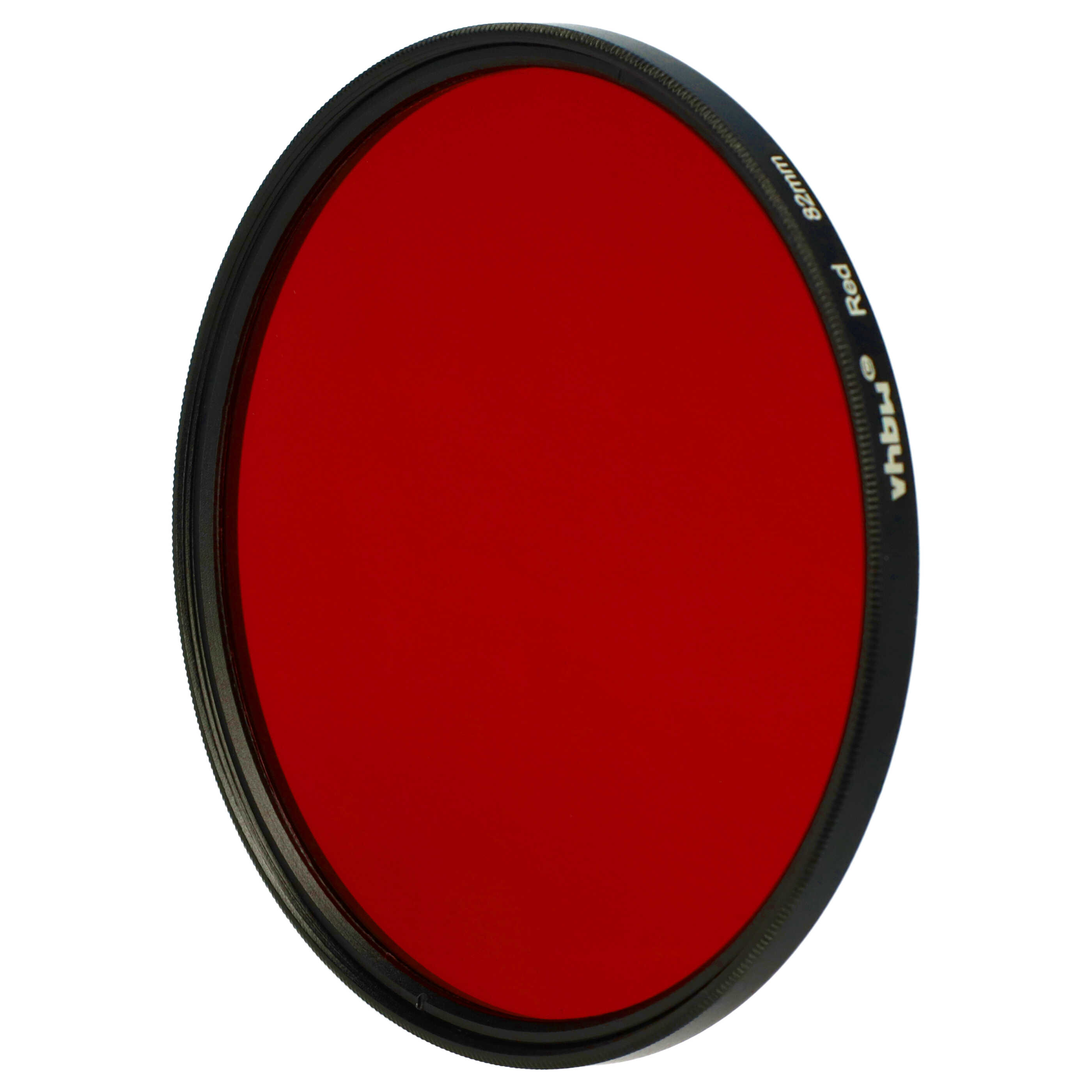 Filtr fotograficzny na obiektywy z gwintem 82 mm - filtr czerwony