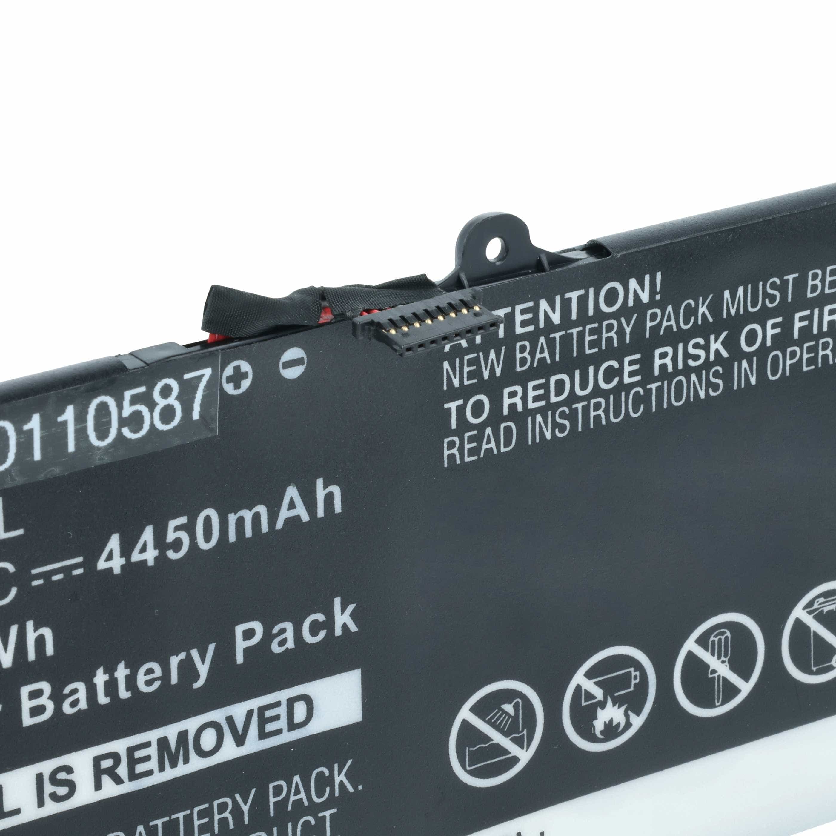 Akumulator do laptopa zamiennik OL02XL - 4450 mAh 7,4 V LiPo, czarny