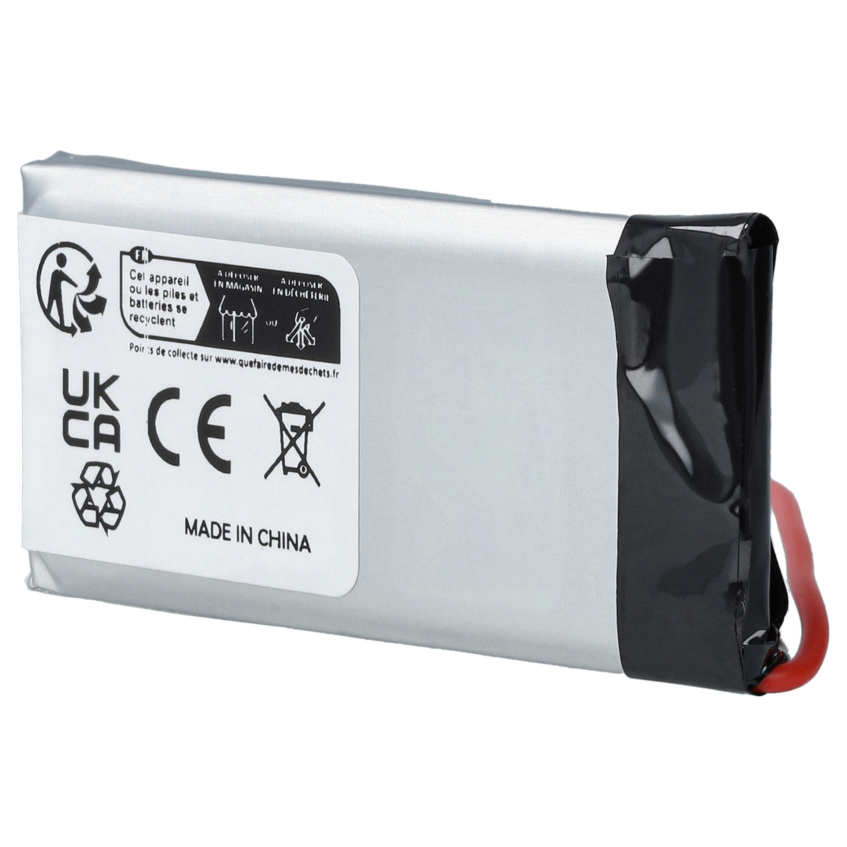 2x Akumulator do słuchawek bezprzewodowych zamiennik Cardo BAT00007 - 850 mAh 3,7 V LiPo