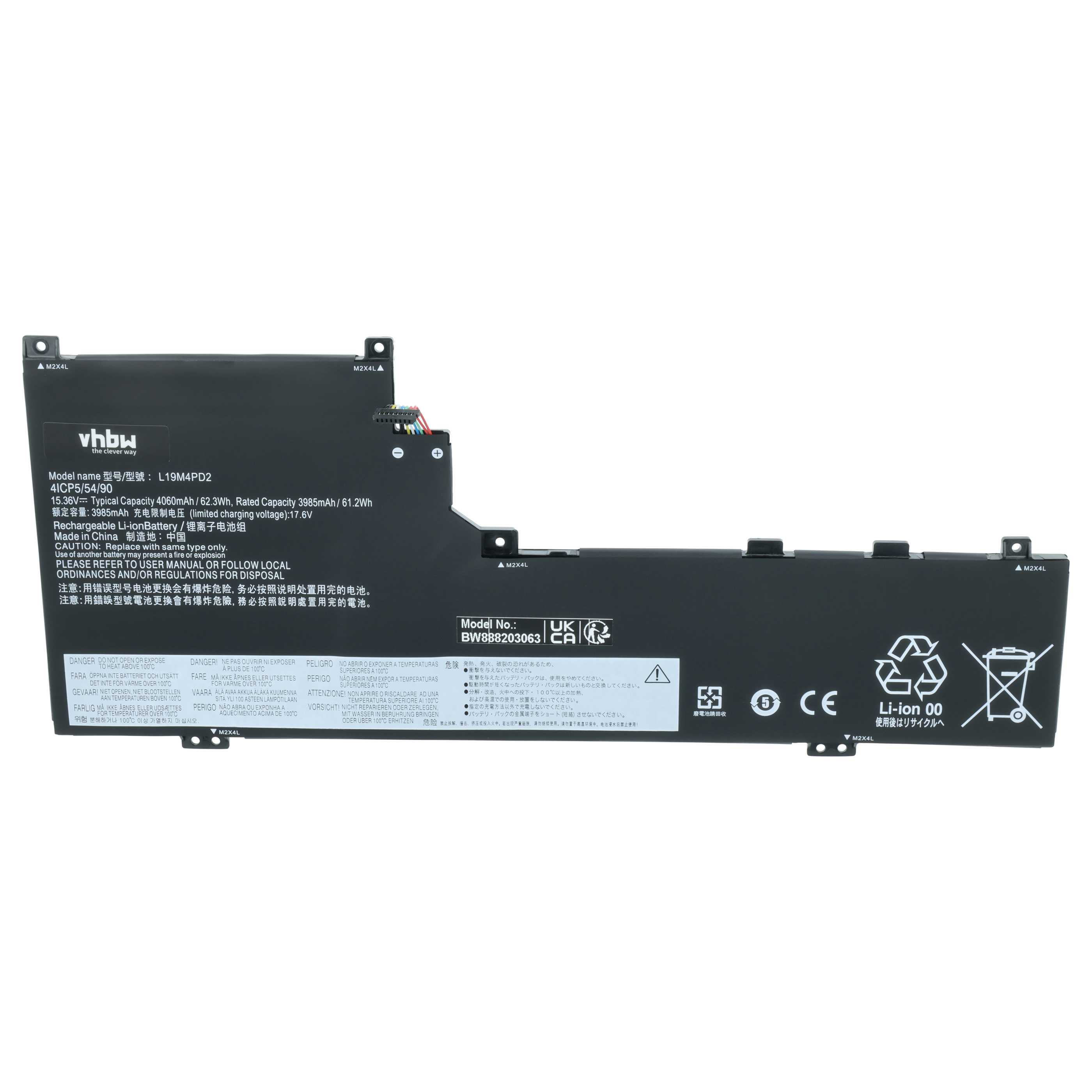 Akumulator do laptopa zamiennik Lenovo 5B10U97773, 5B10U97772, 5B10W67424, 5B10W67253 - 3950 mAh 15,36 V LiPo