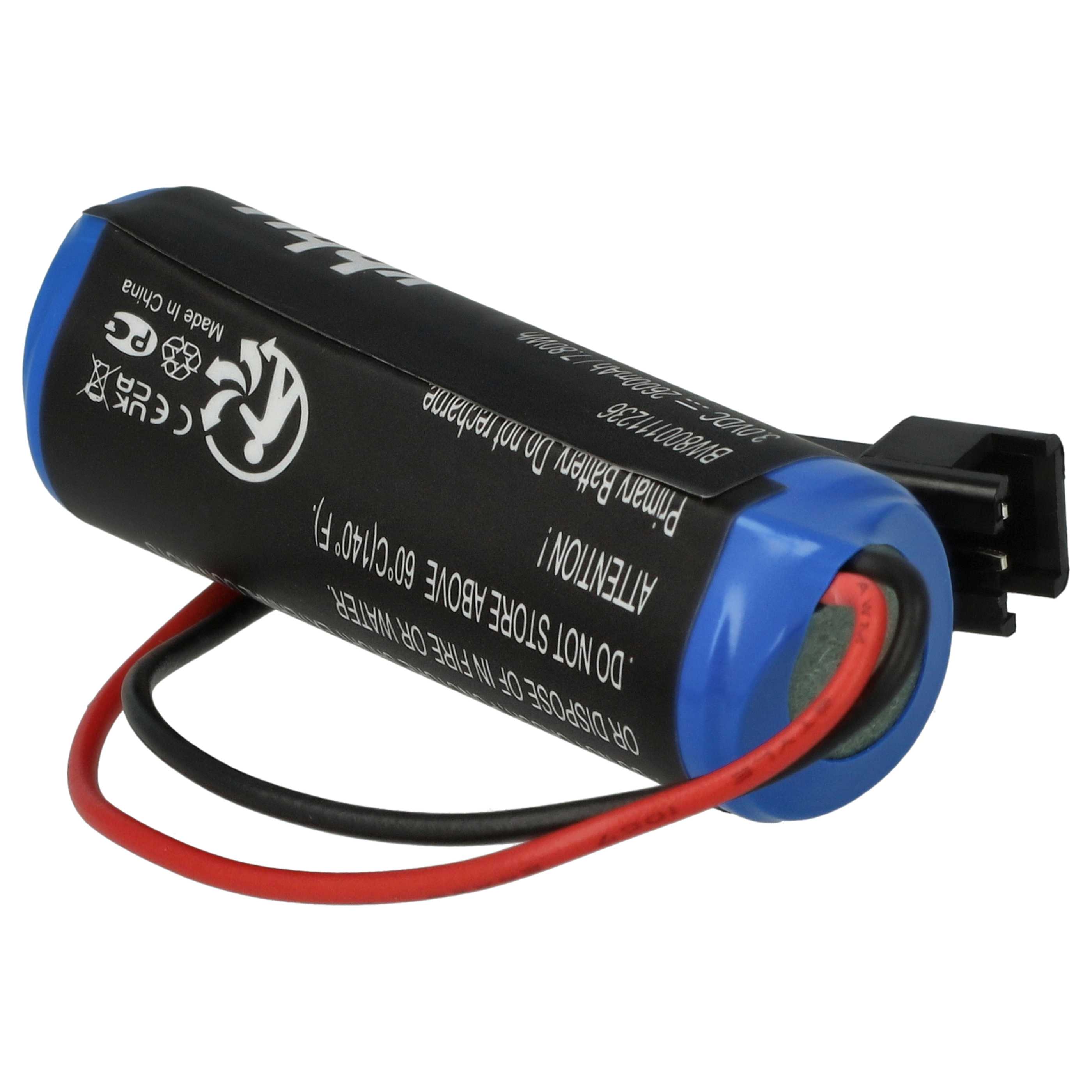 2x Akumulator do PLC programowalnego sterownika zamiennik CR17450E-R, CR17450ER, CR17450 - 2600 mAh 3 V Li-Ion