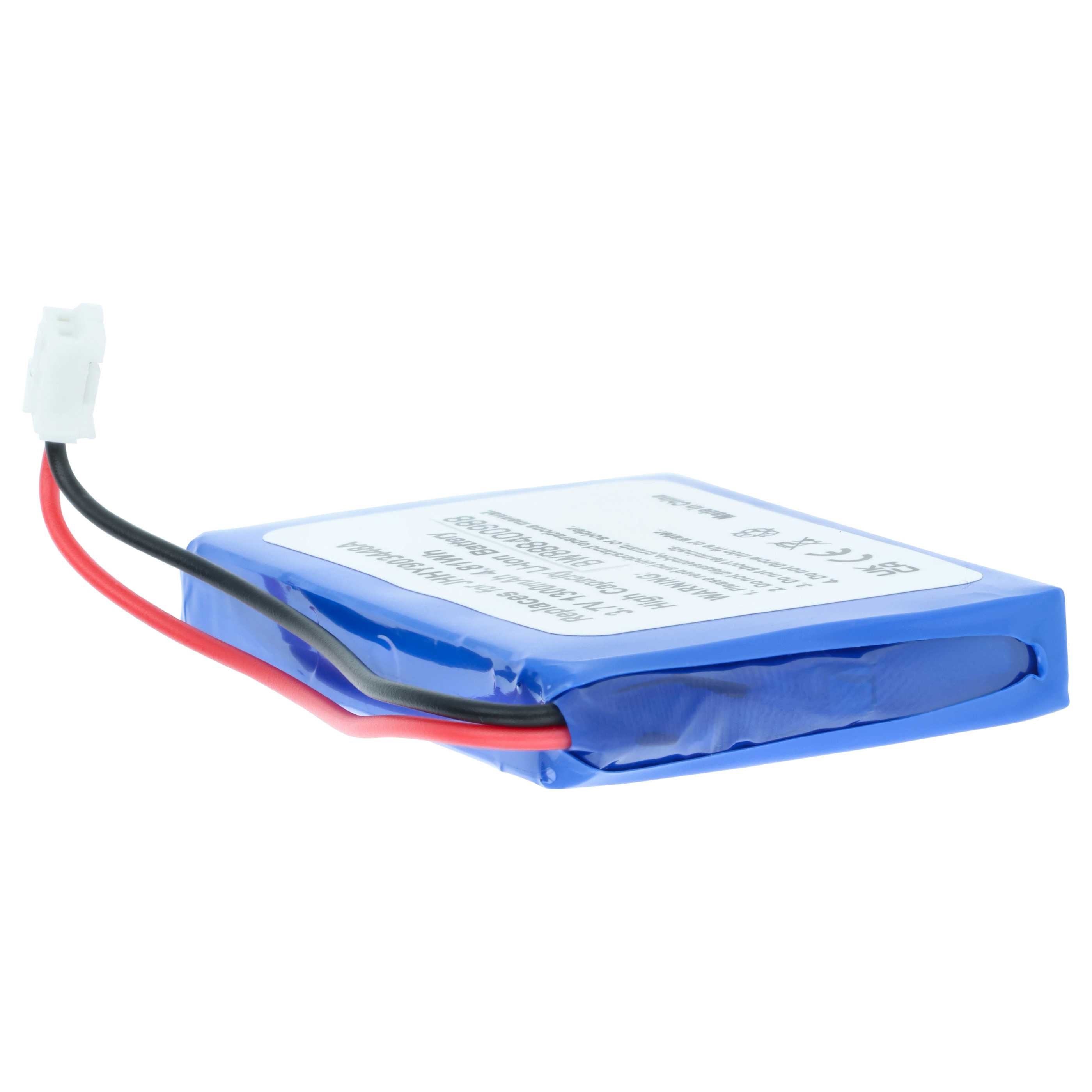 Radio 2x Battery replaces Albrecht 083448, JHHY903448A - 1300 mAh 3.7 V Li-Ion