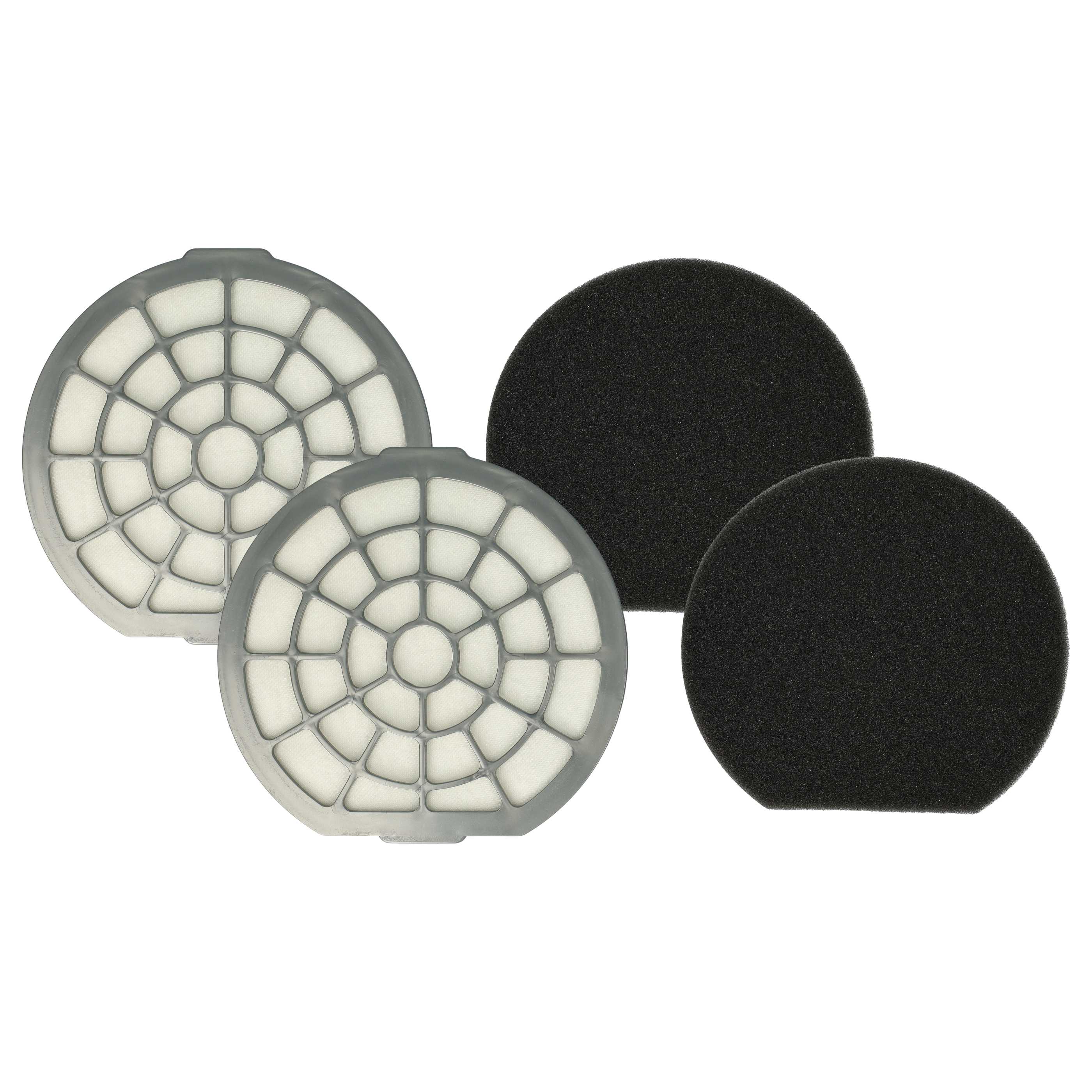 2x dual motor protection filter replaces Dirt Devil 5050001 for Dirt Devil Vacuum Cleaner, 13.4 x 13.4 cm