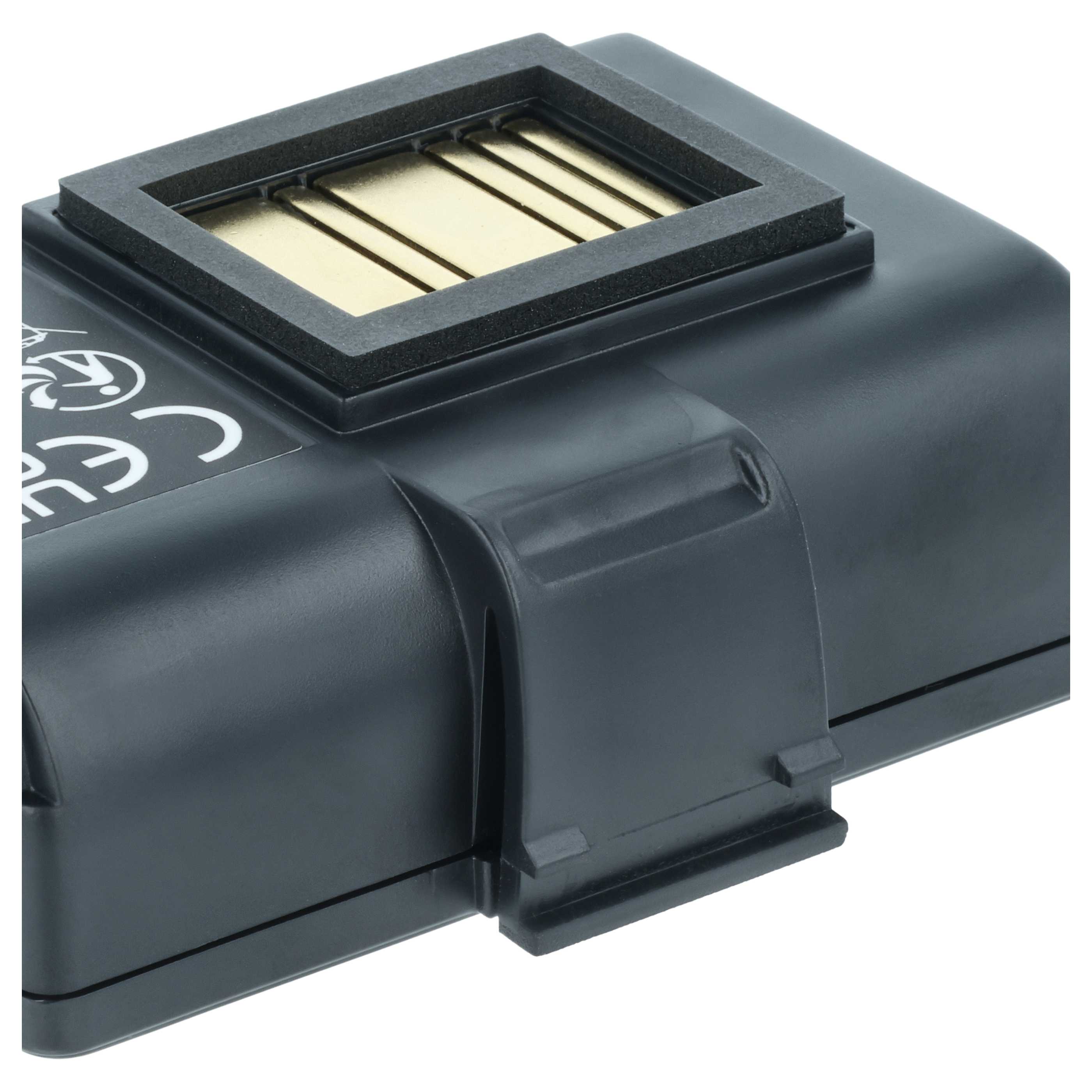 Printer 2x Battery replaces Zebra AT16004, BTRY-MPP-34MA1-01, BTRY-MPP-34MAHC1-01 - 2600 mAh 7.4 V Li-Ion