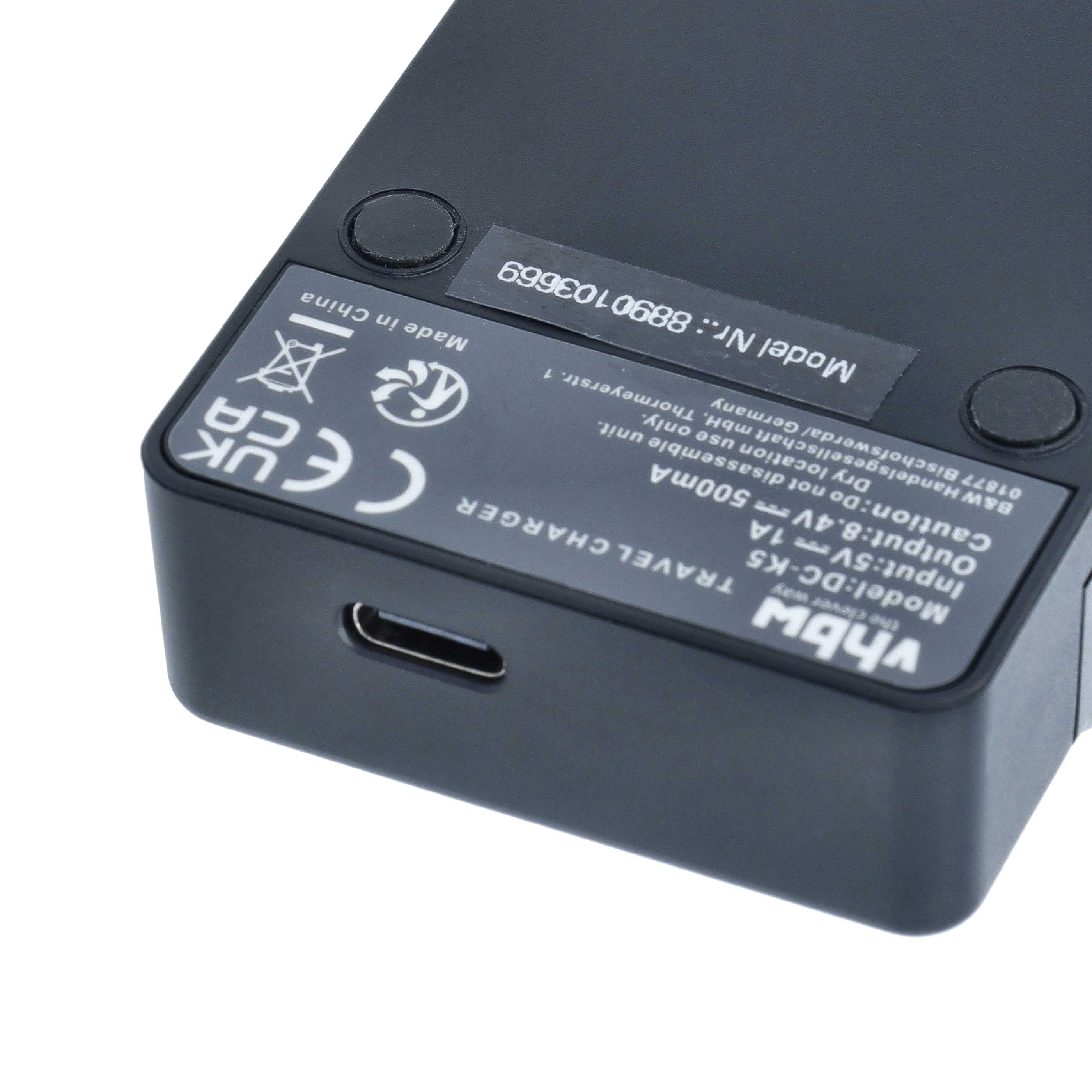 Akku Ladegerät als Ersatz für OM SYSTEM BCX-1 für OM Digitalkamera