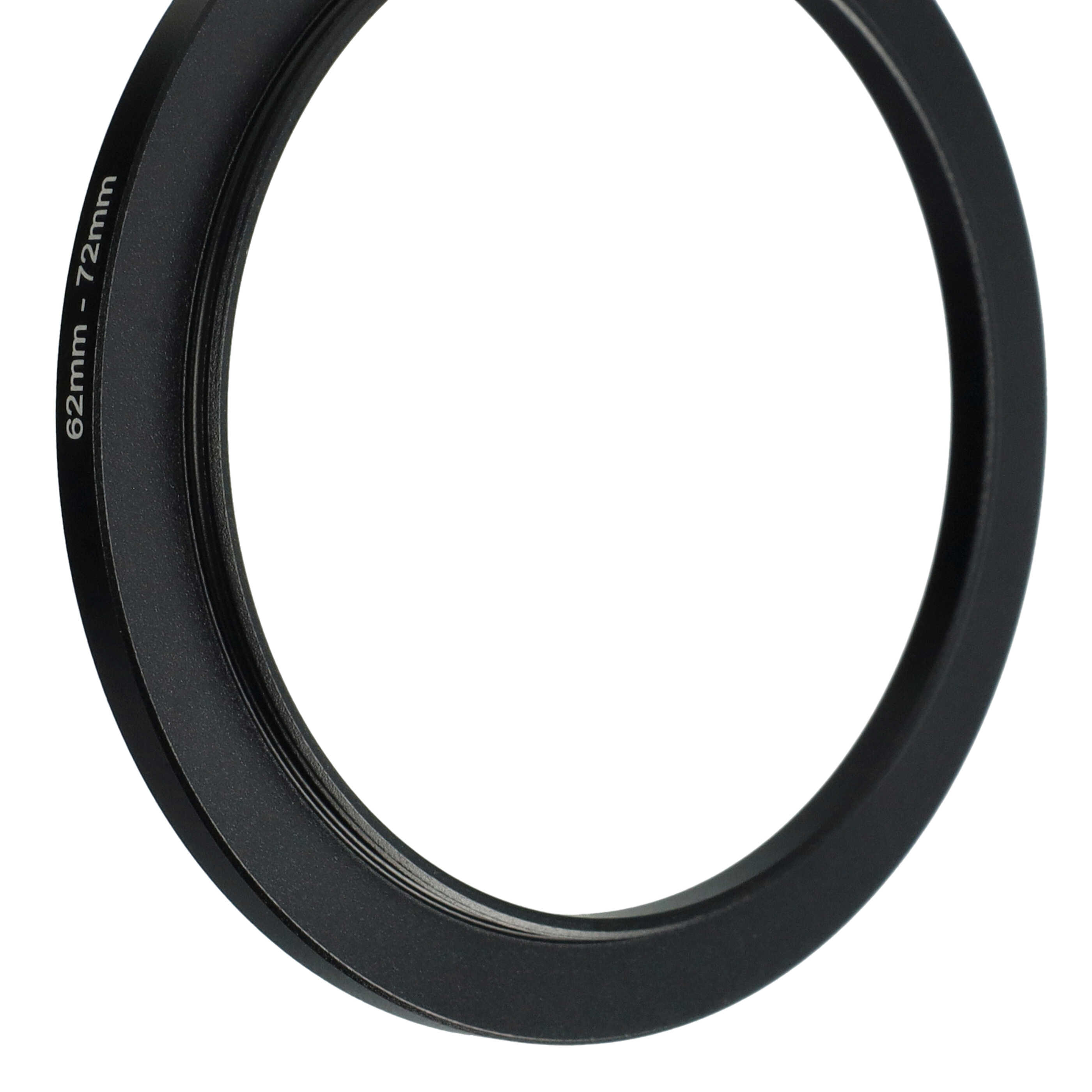 Step-Up-Ring Adapter 62 mm auf 72 mm passend für diverse Kamera-Objektive - Filteradapter