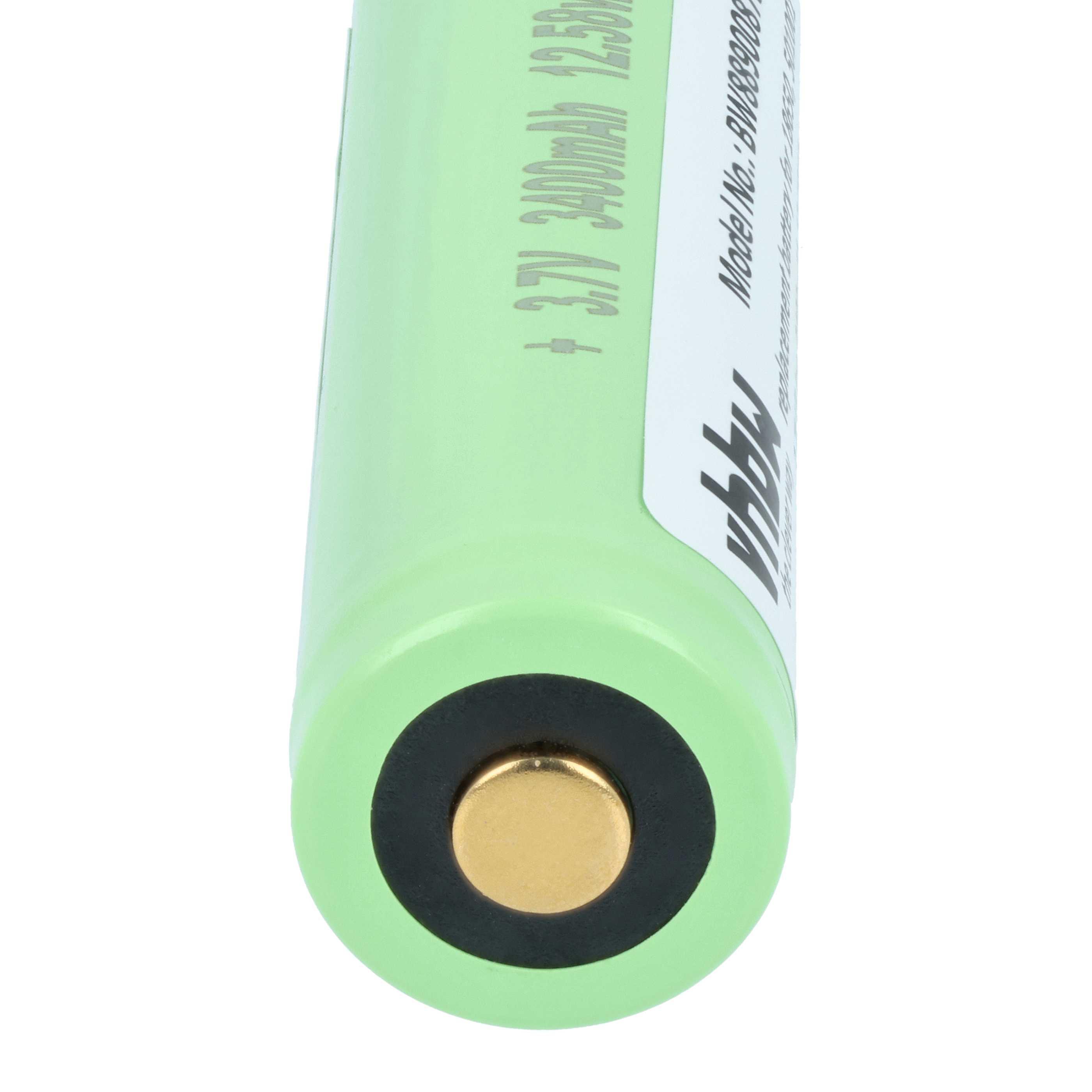 Taschenlampe-Akku (5 Stück) als Ersatz für Ledlenser 501001 für Fenix - 3400mAh 3,7V Li-Ion