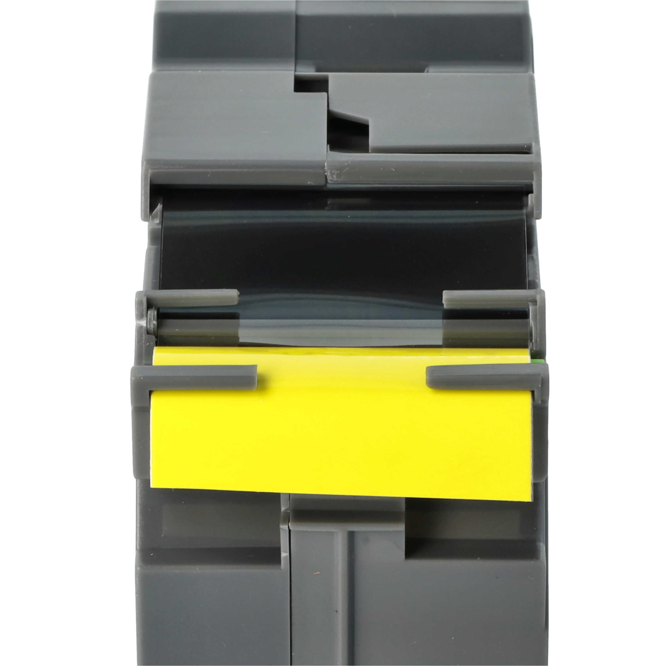 Cassetta nastro sostituisce Brother TZE-S661 per etichettatrice Brother 36mm nero su giallo, extra forte