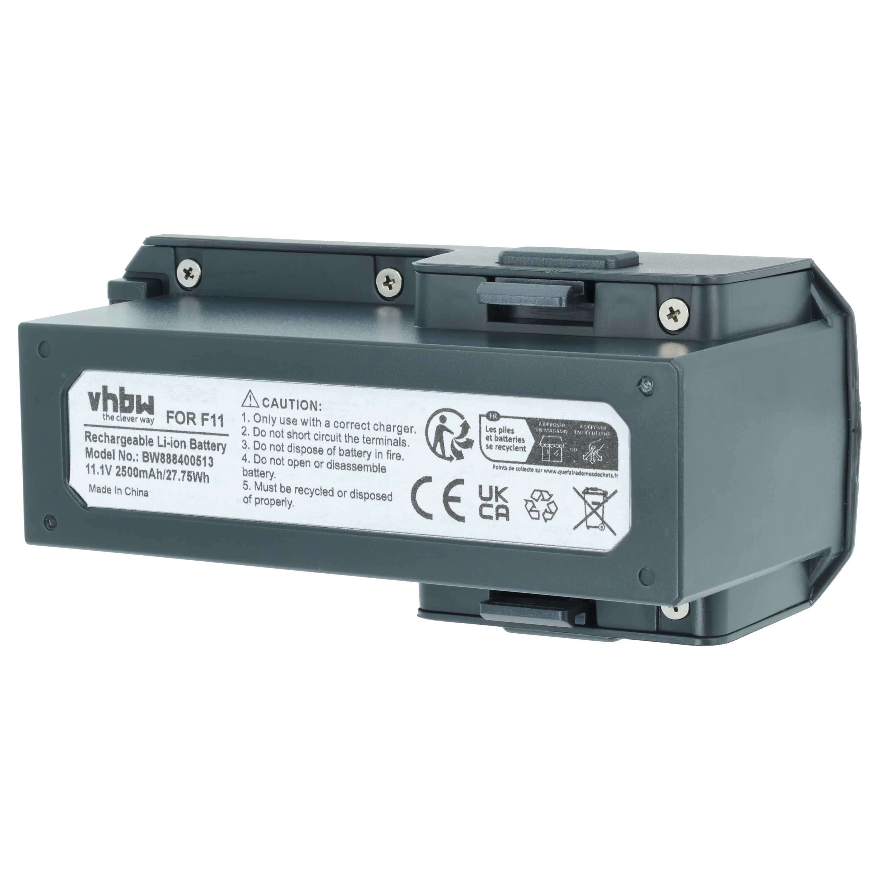 2x Batteries pour drone SJRC F11 GPS- 2500mAh 11,1V Li-polymère