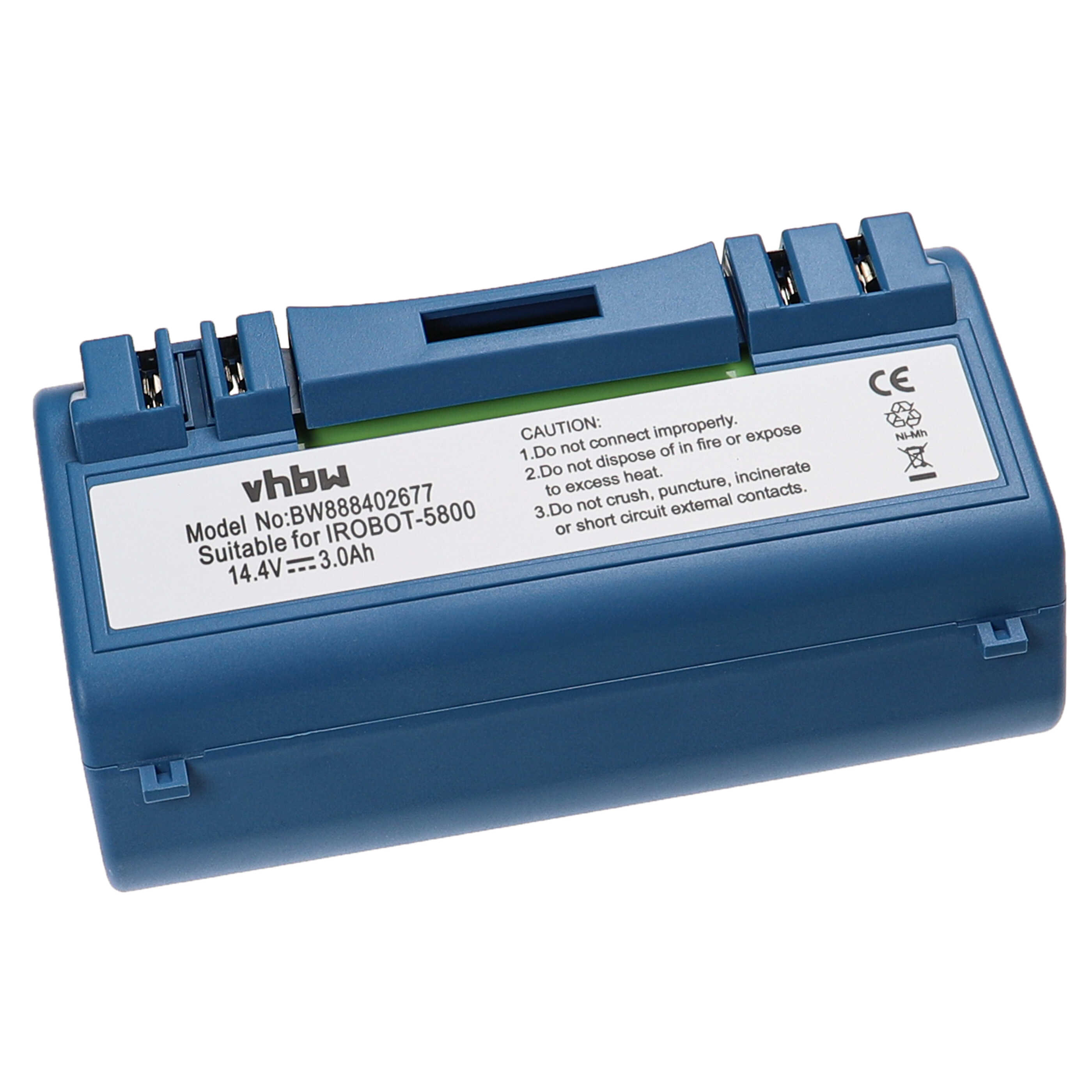 Akumulator do robota zamiennik AEG SP5832, SP385-BAT, 14904 - 3000 mAh 14,4 V NiMH, niebieski