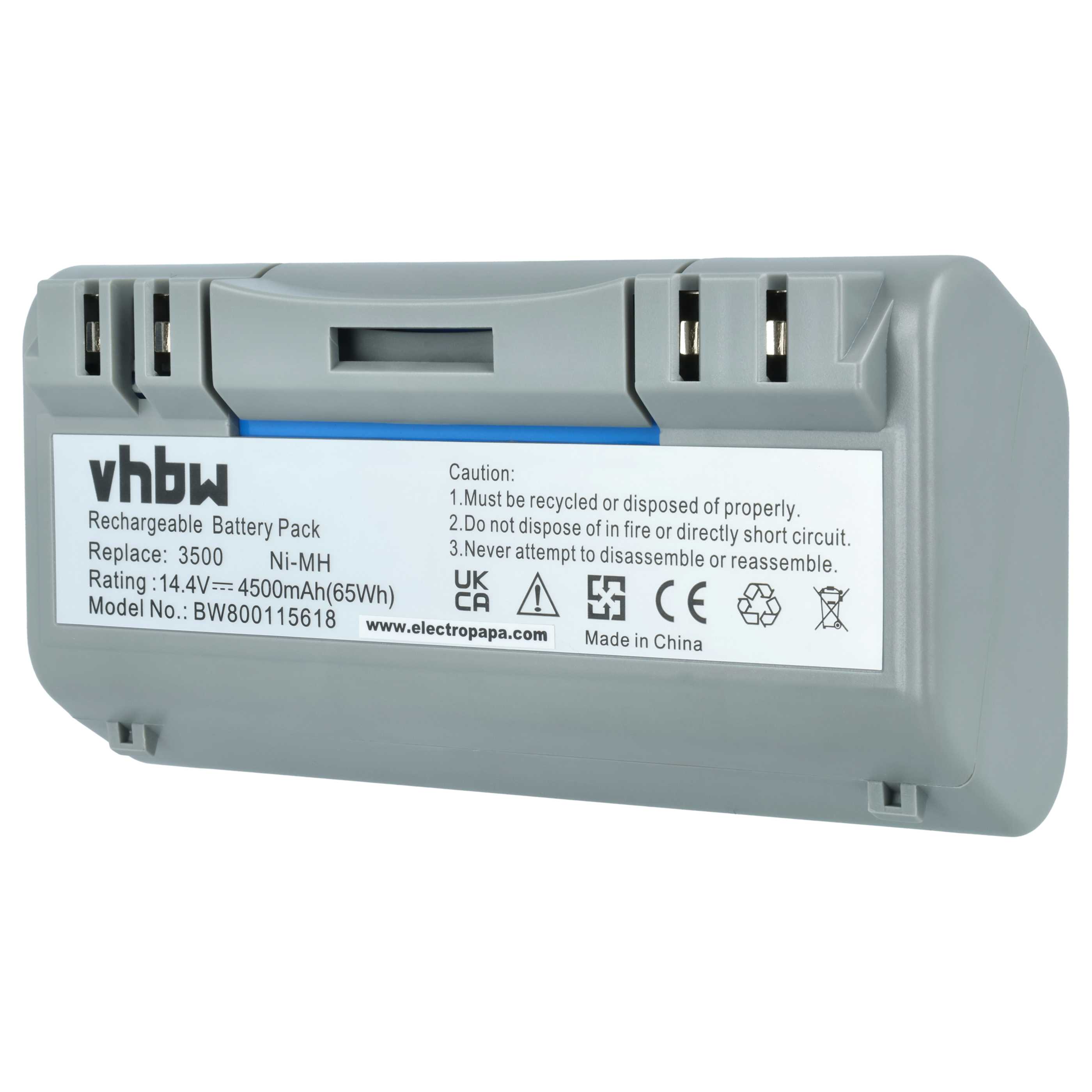 Batteria sostituisce AEG SP385-BAT, 14904, SP5832 per aspirapolvere - 4500mAh 14,4V NiMH
