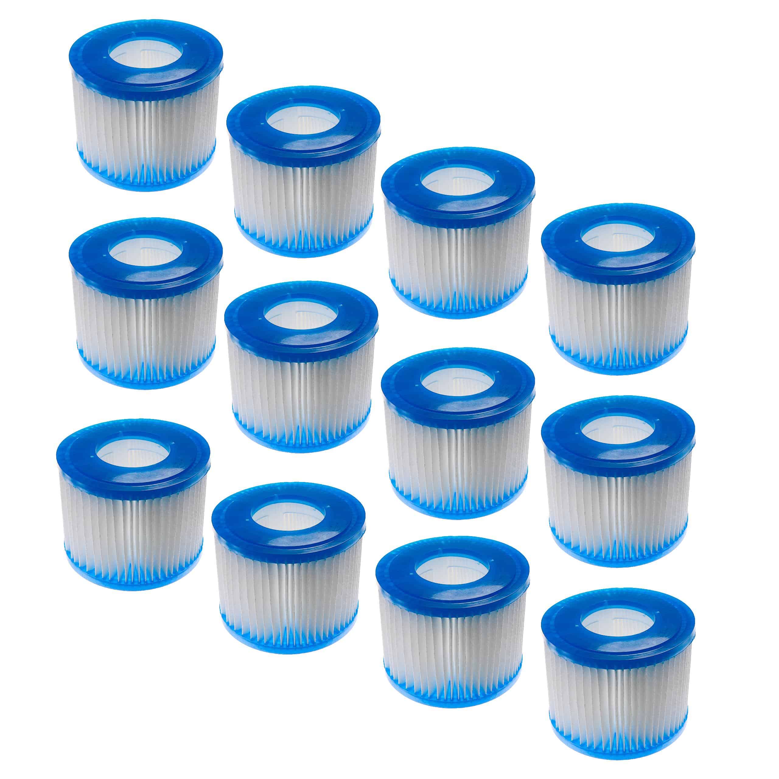 12x Pool Filter Type VI as Replacement for Bestway Typ VI, FD2134 - Filter Cartridge