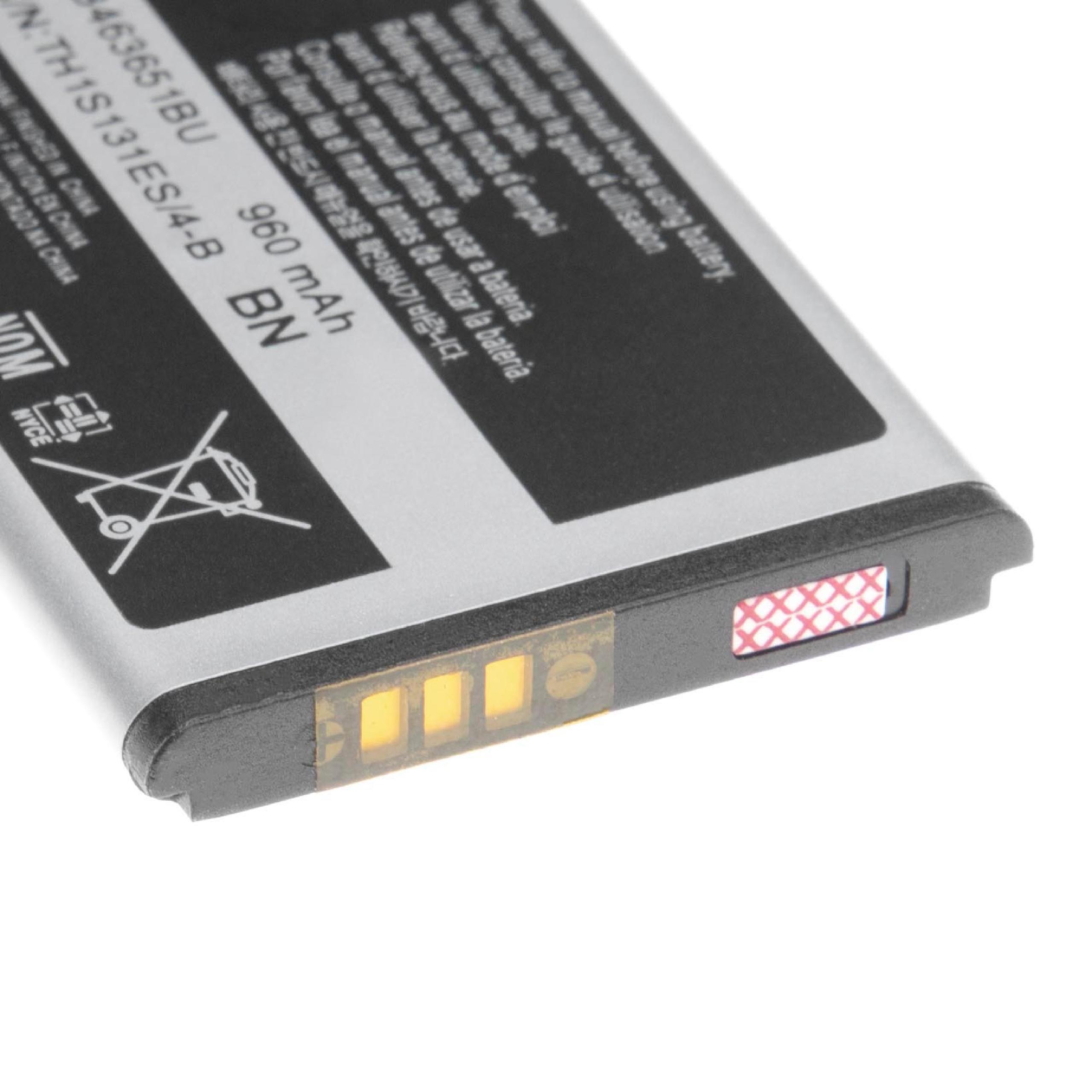 Mobile Phone Battery Replacement for Samsung AB463651BABSTD, AB463651BA, AB463651BC - 950mAh 3.7V Li-Ion