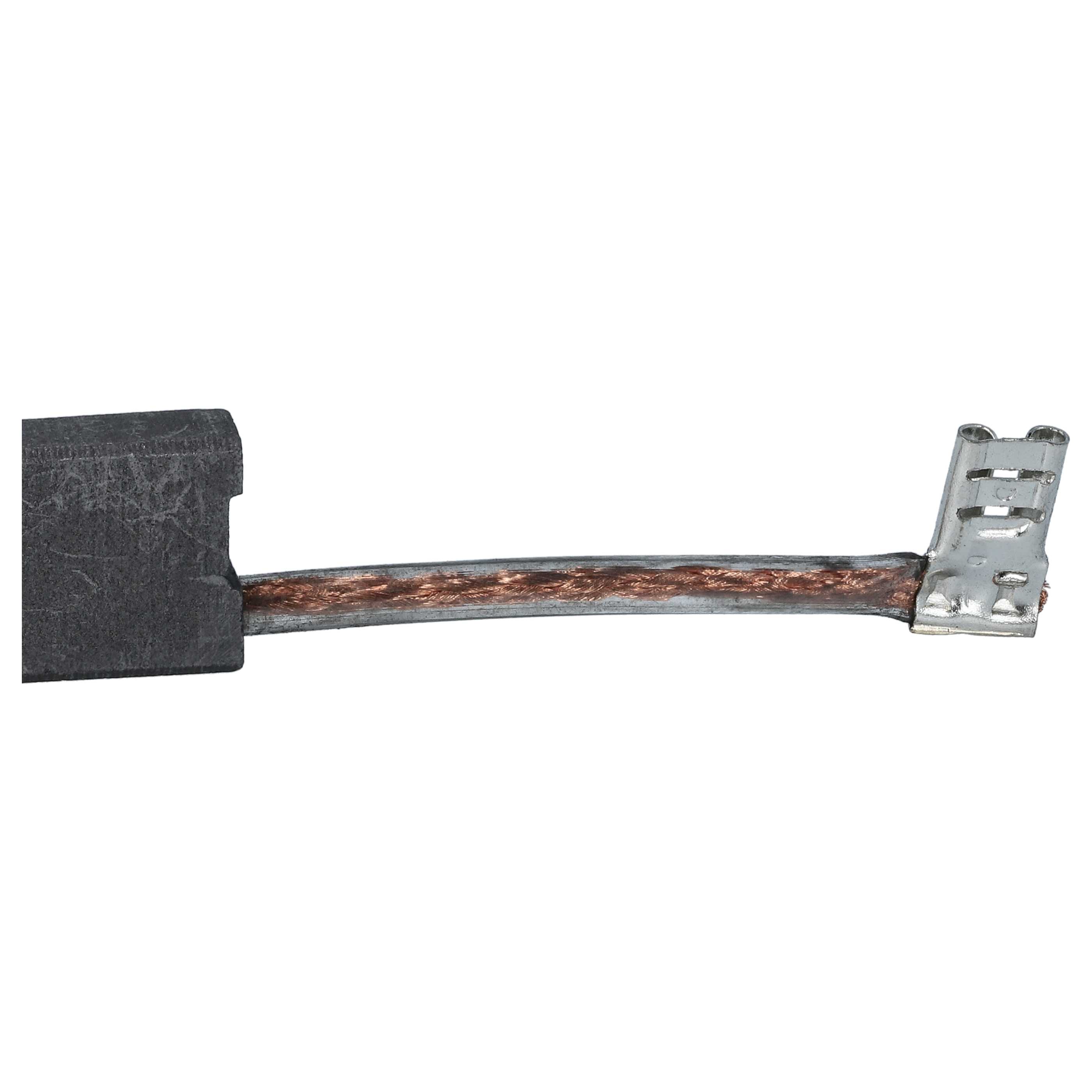 2x Carbon Brush as Replacement for Bosch 1.609.B06.661 for Electric Power Tool - 6.2 x 12.5 x 23 mm