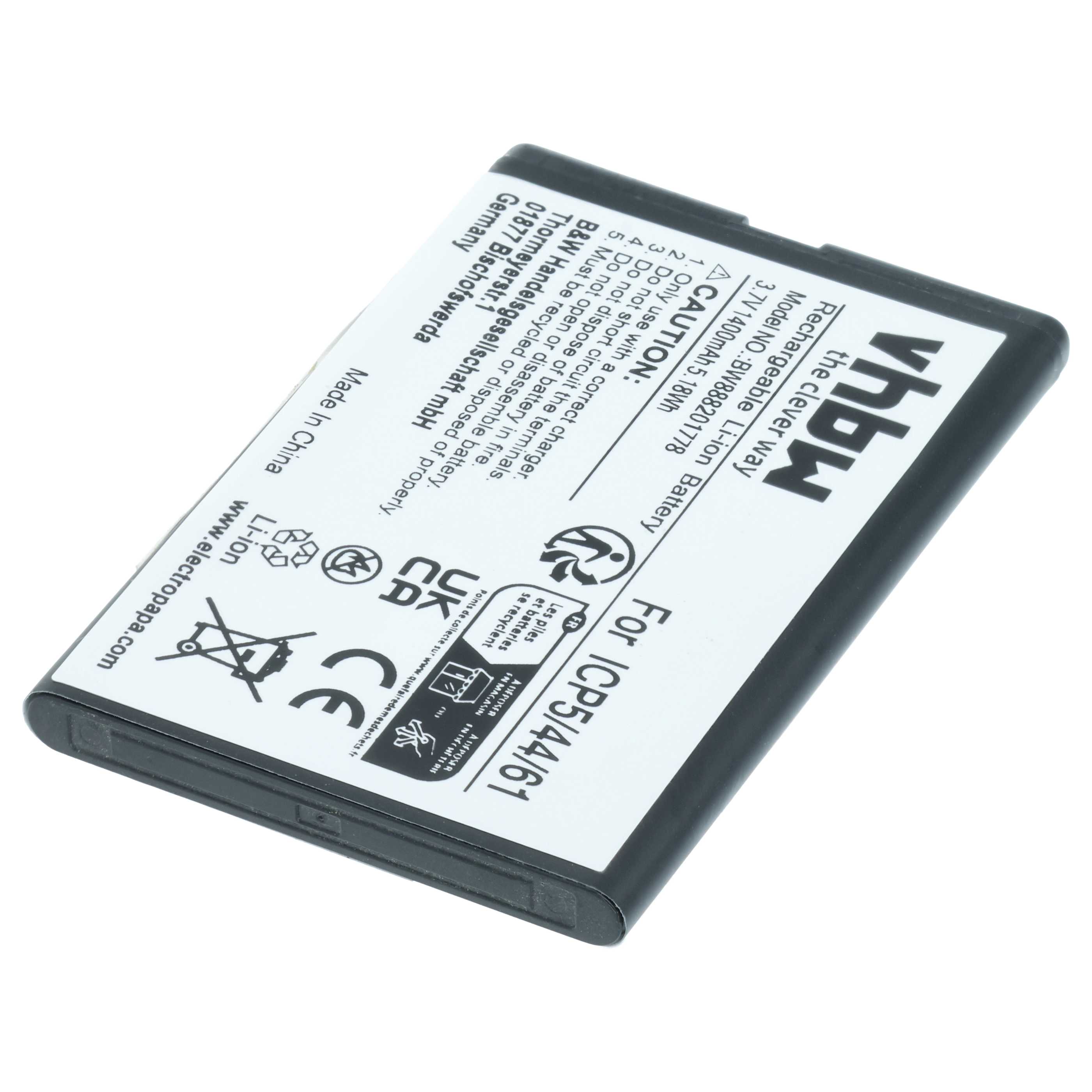 Akumulator do telefonu smartfona zamiennik Bea-Fon ICP5/44/61 - 1400 mAh 3,7 V Li-Ion