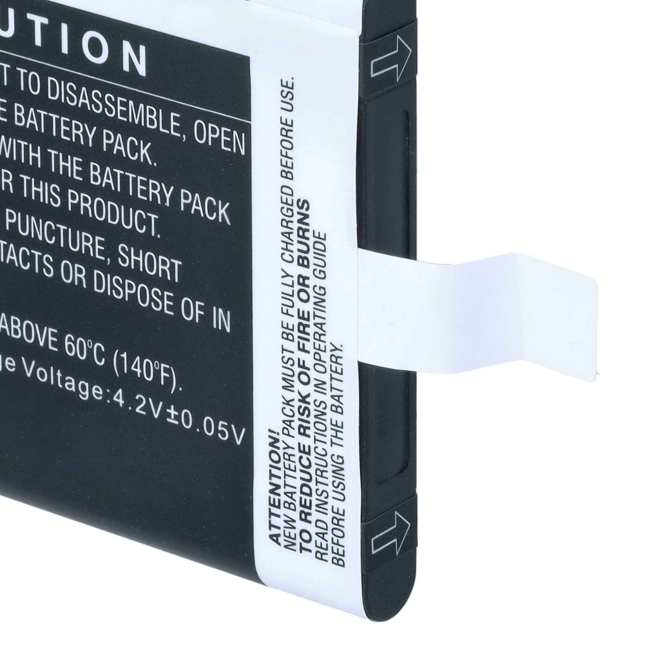 GPS Battery replaces Falk 1674830000 - 1800mAh, 3.7V