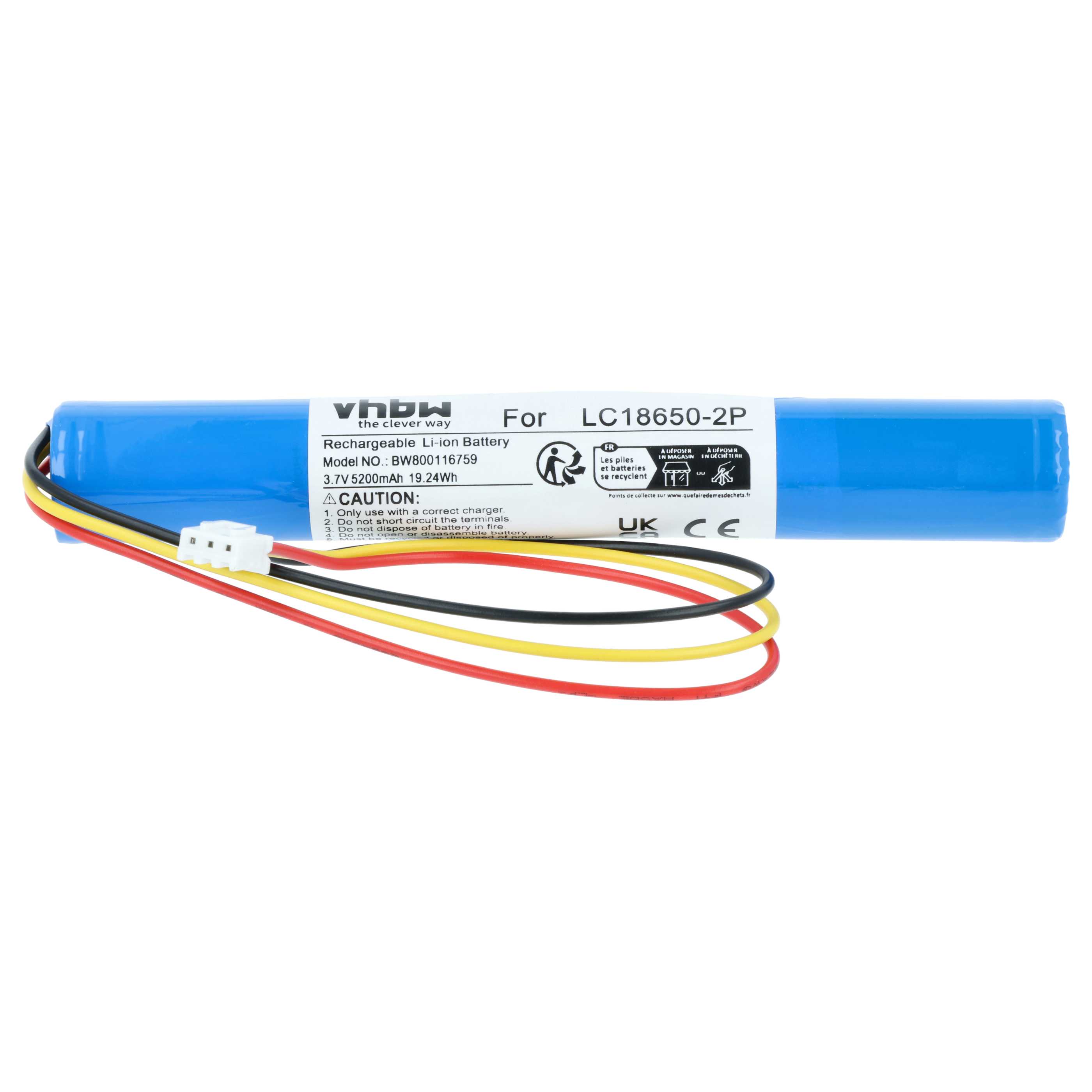DAB Radio Battery for Pure Move 400D - 5200 mAh 3.7 V Li-Ion