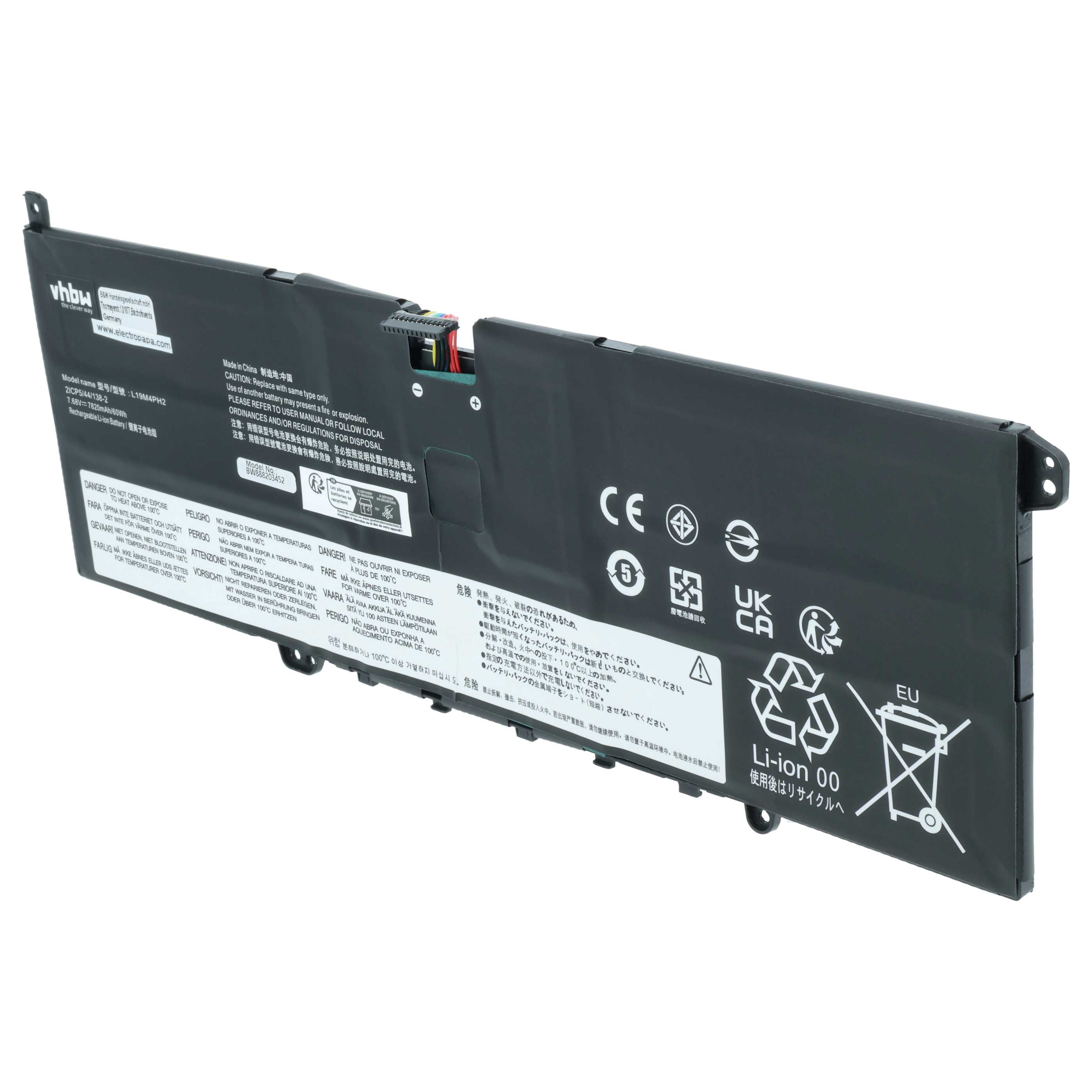 Akumulator do laptopa zamiennik Lenovo L19C4PH2 - 7750 mAh 7,68 V LiPo