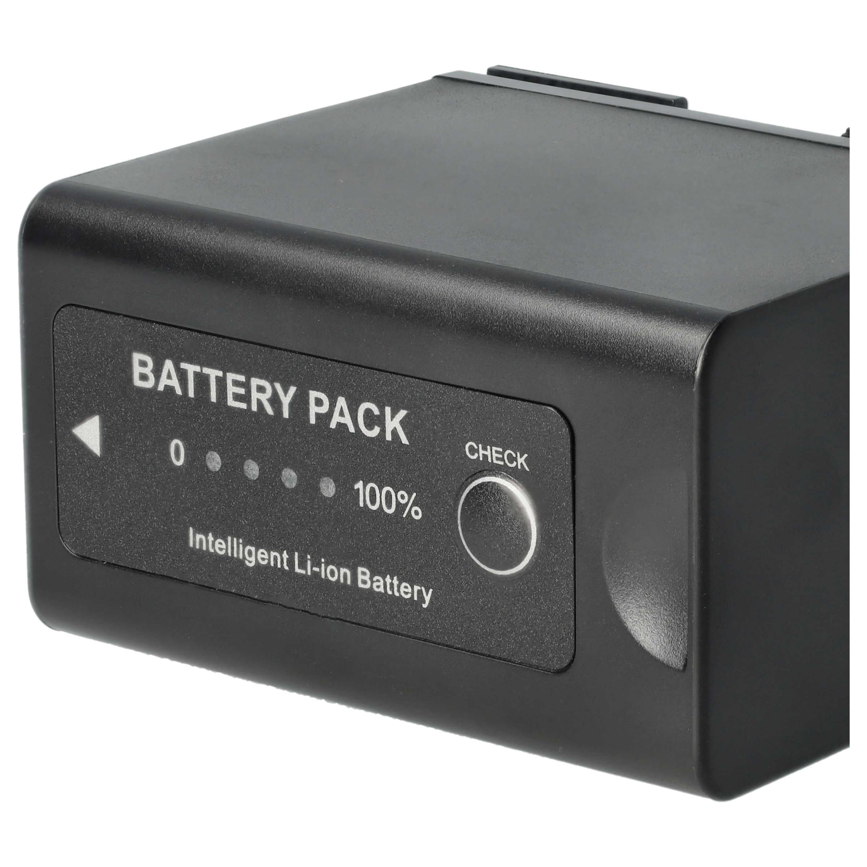Videocamera 2x Battery replaces Canon BP-975 - 6600 mAh 7.4 V Li-Ion