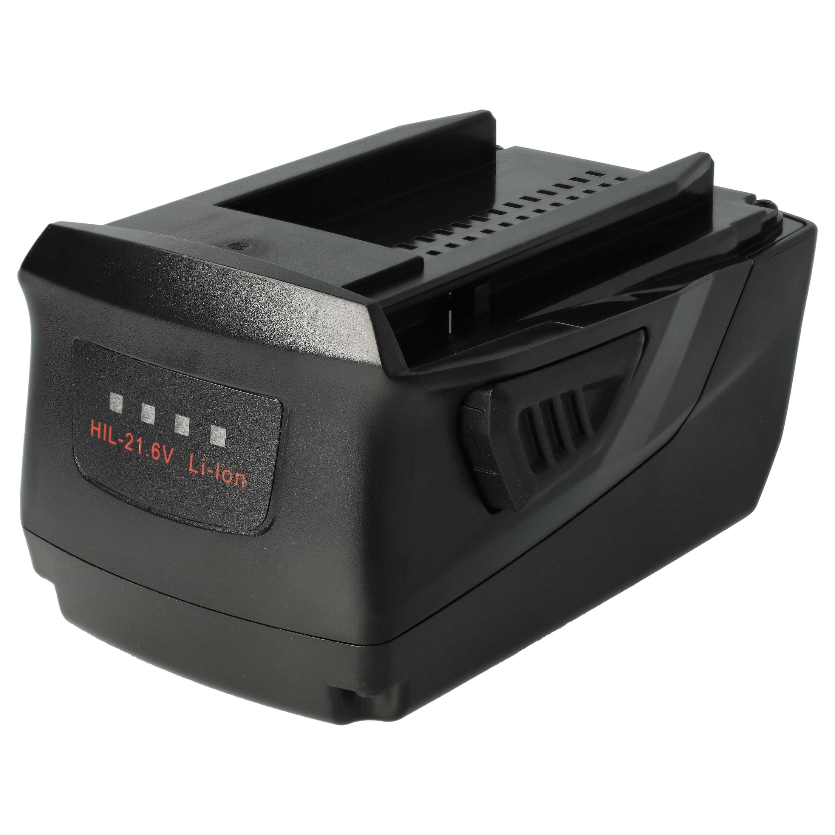Battery replaces Hilti 2018498, 2136393, 2136395, 2183185 Electric Power Tool - 4000 mAh, 21.6 V, Li-Ion