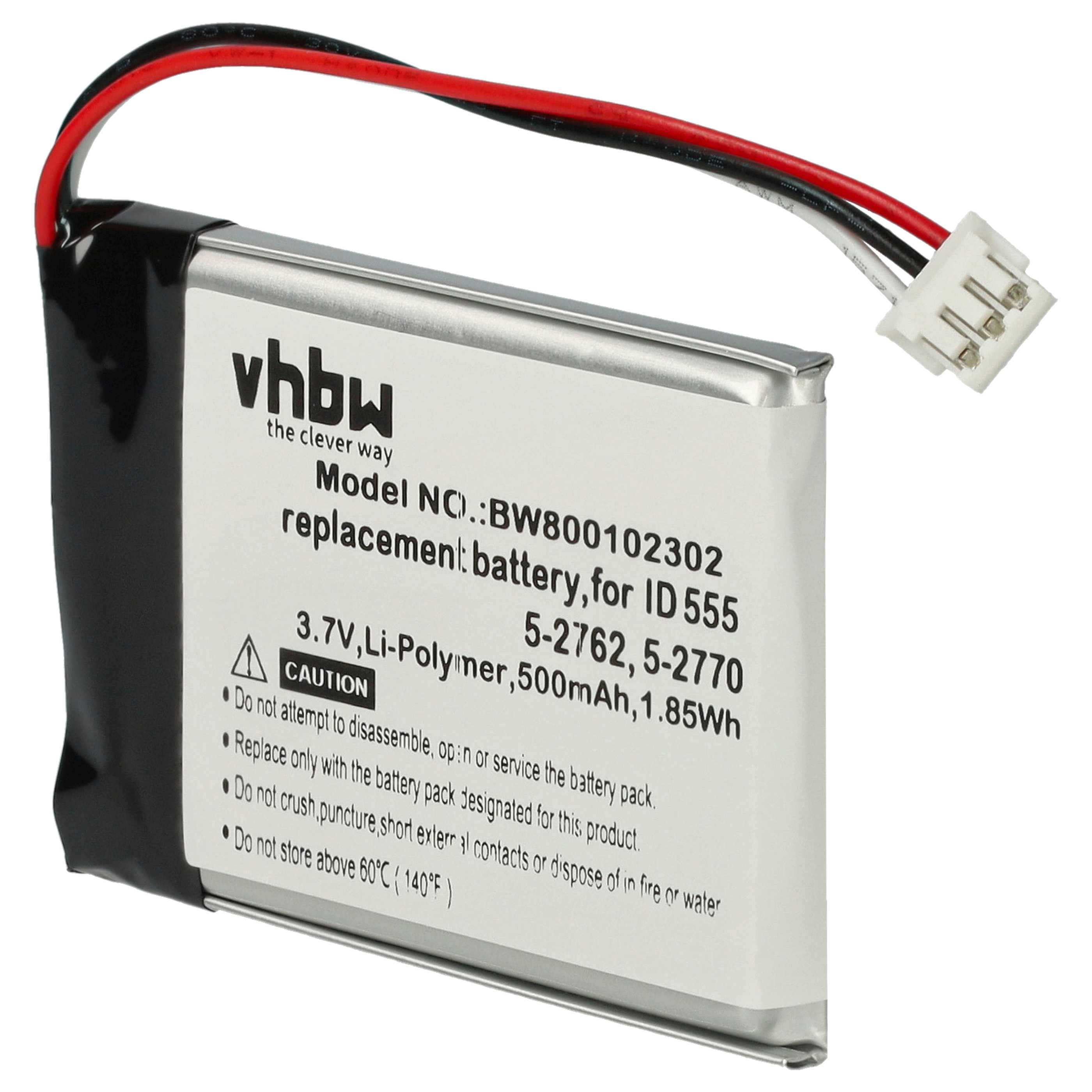 Batterie remplace Grundig SL-422943 pour téléphone Philips - 500mAh 3,7V Li-ion