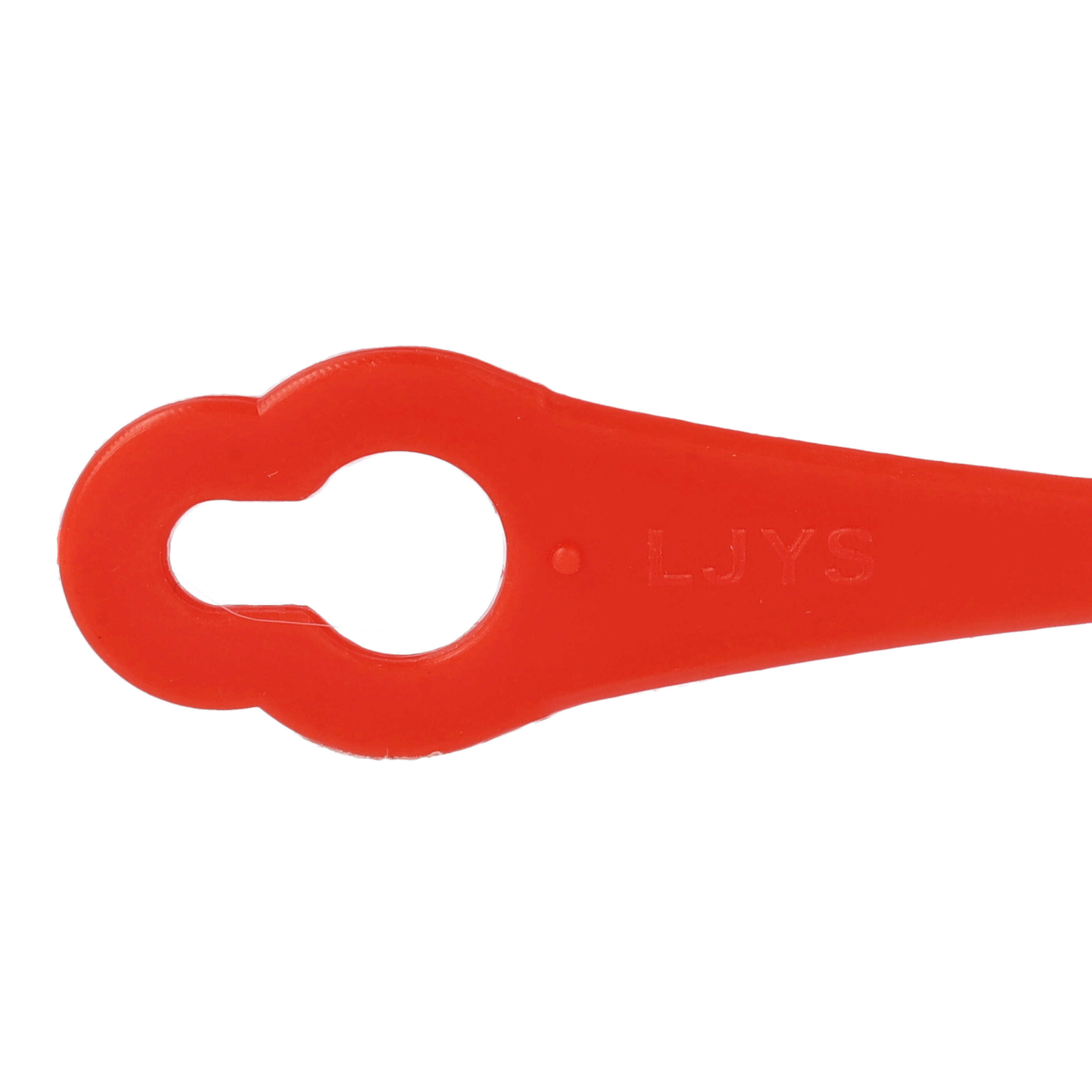 50x Exchange Blade replaces Grizzly 91094326 for Cordless Lawnmower etc. - polyamide, red
