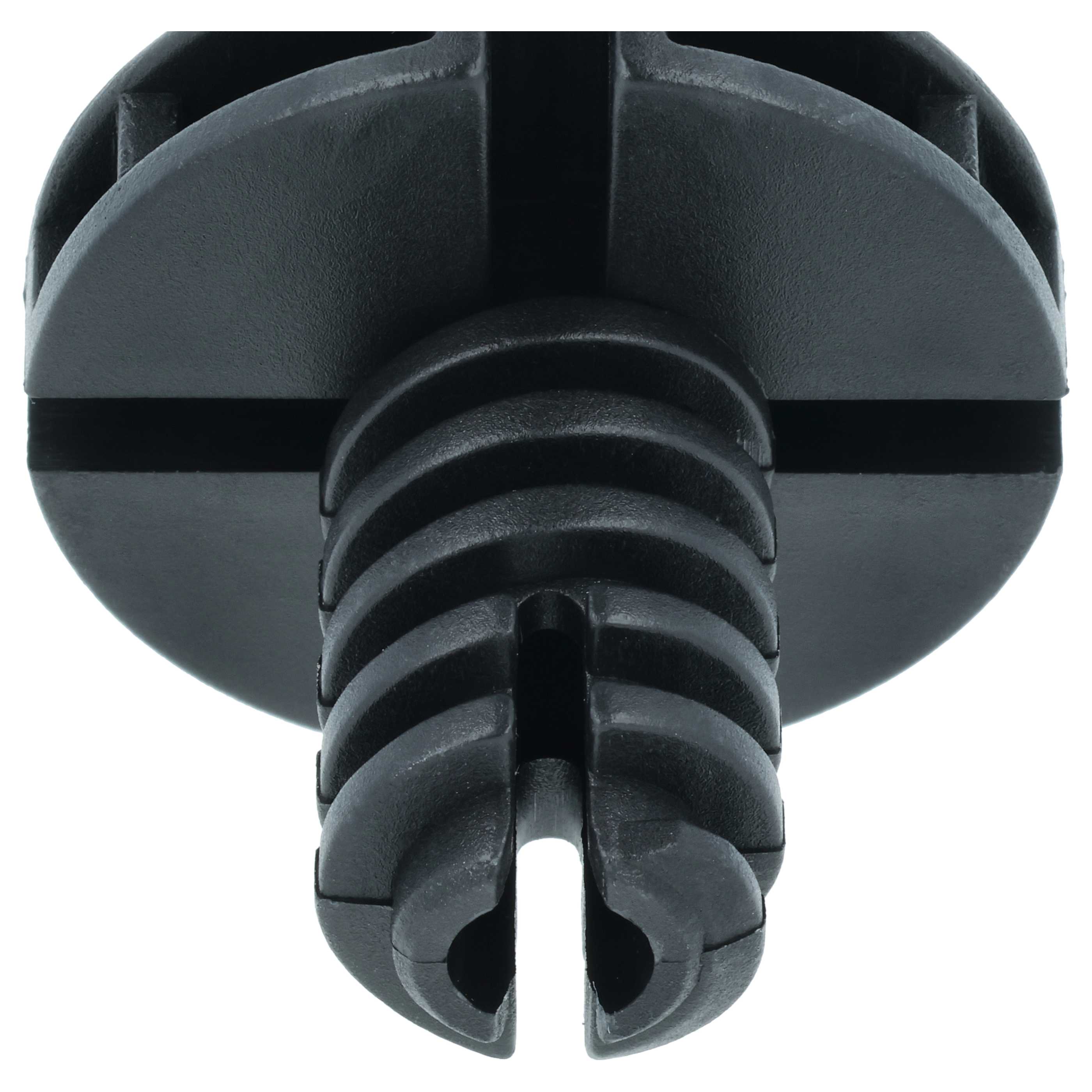 2x Pied réglable remplace AEG 1490004288, 41006470604727 pour sèche-linge, séchoir Zanussi - 3,5 cm, noir