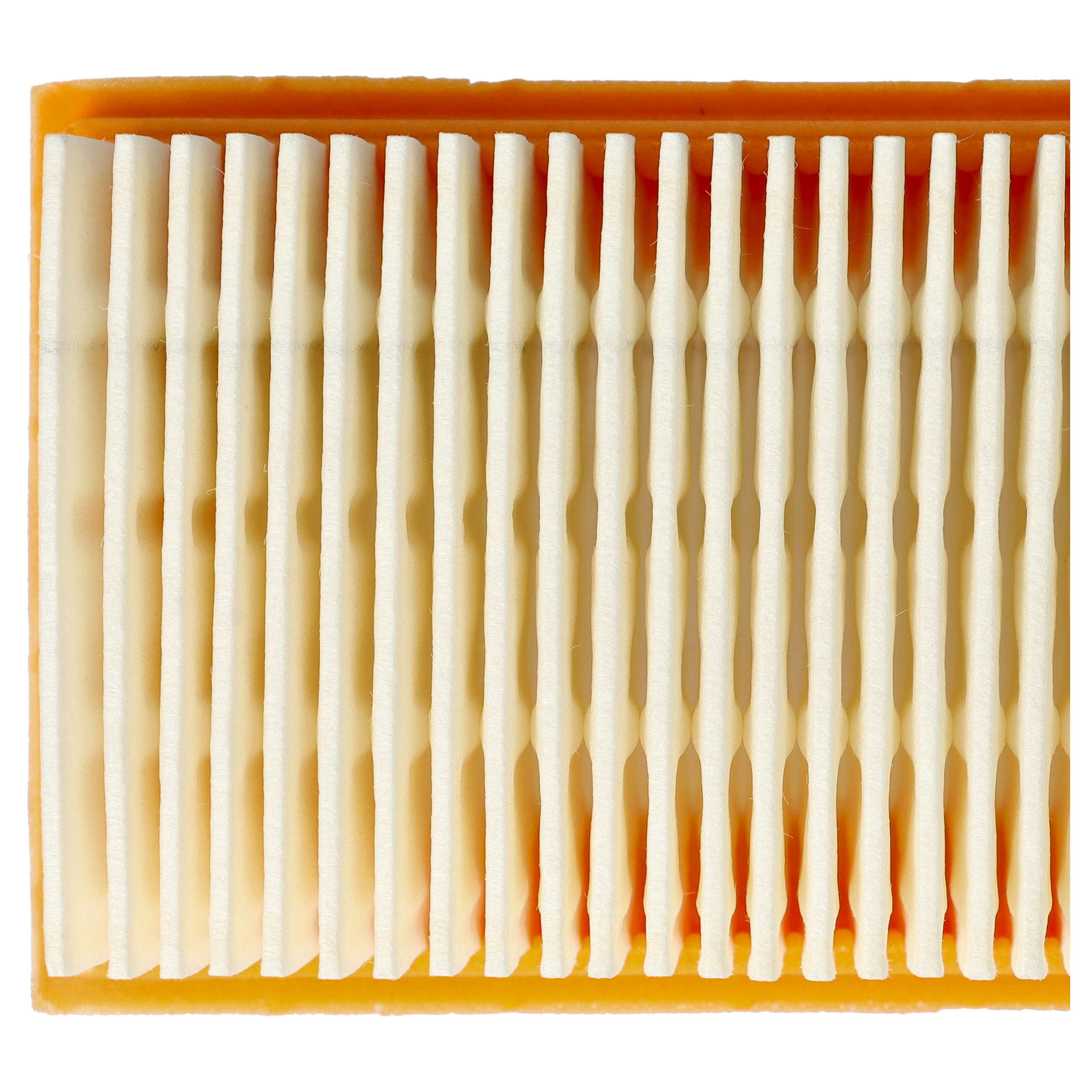 4x flat pleated filter / engine cooling air filter replaces Flex 445.134 for Makita Vacuum Cleaner
