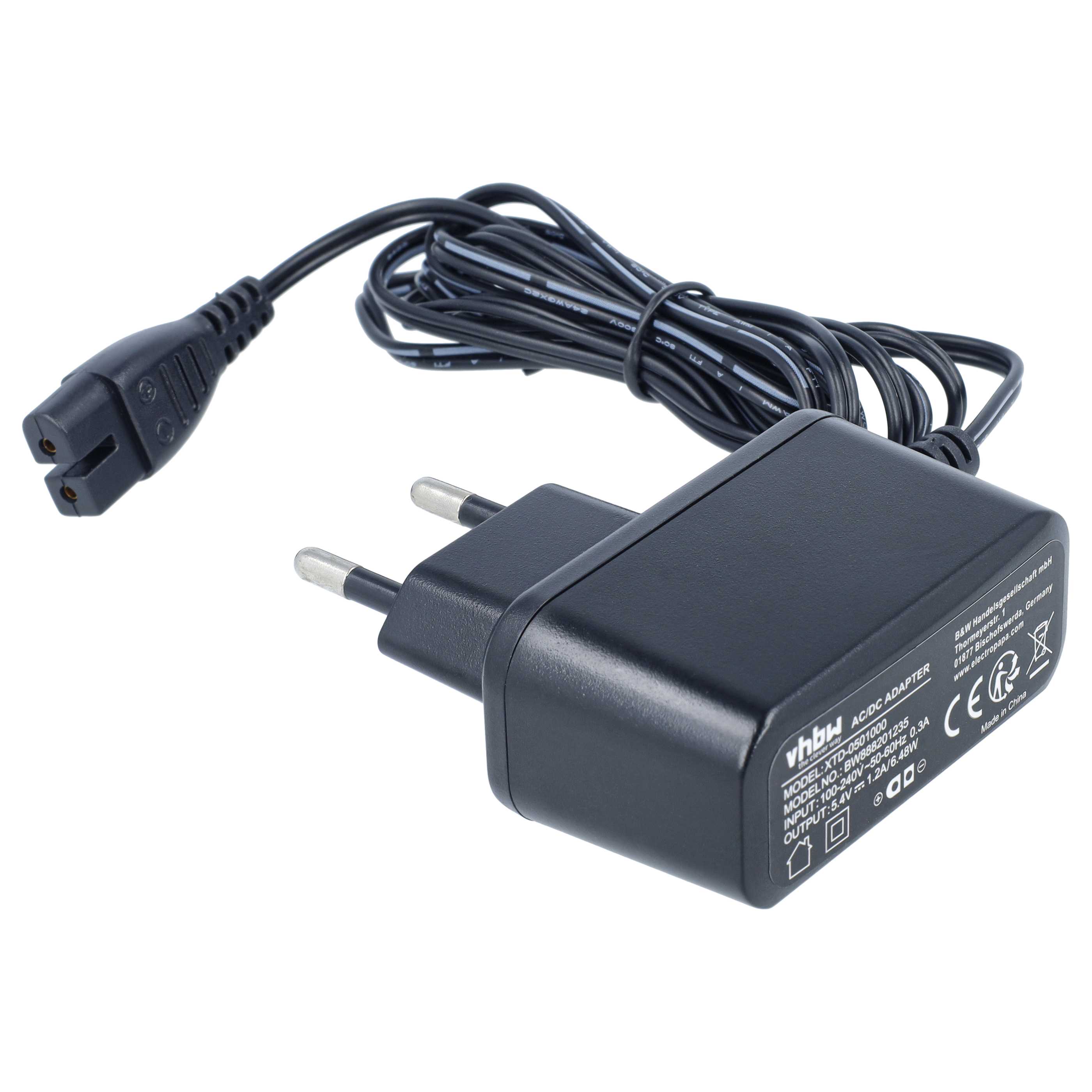 Fuente de alimentación reemplaza Panasonic WER1512K7P64, RE9-57 para afeitadora - 9 cm