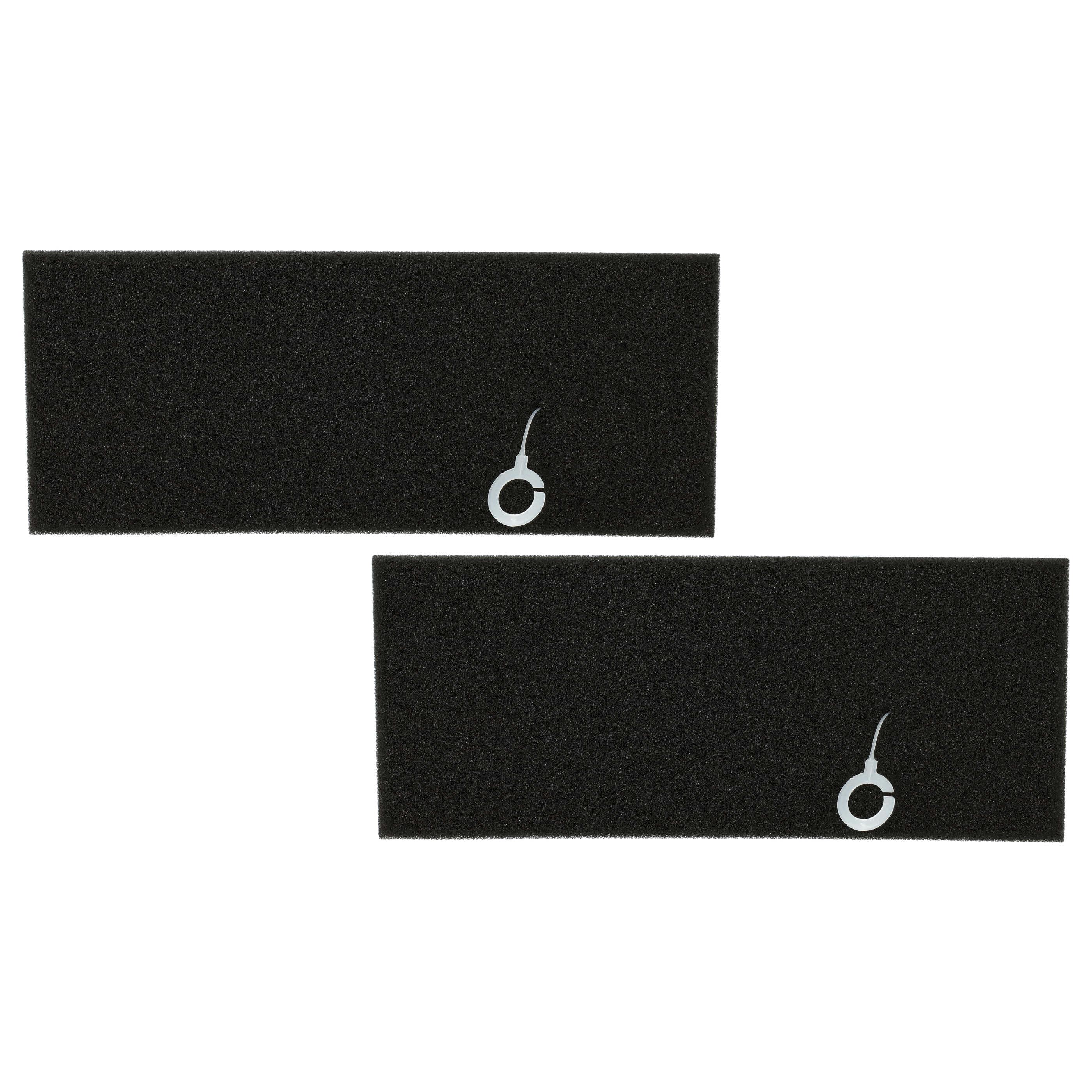 2x foam filter replaces 4242001238839, 17000301 for Bosch Vacuum Cleaner