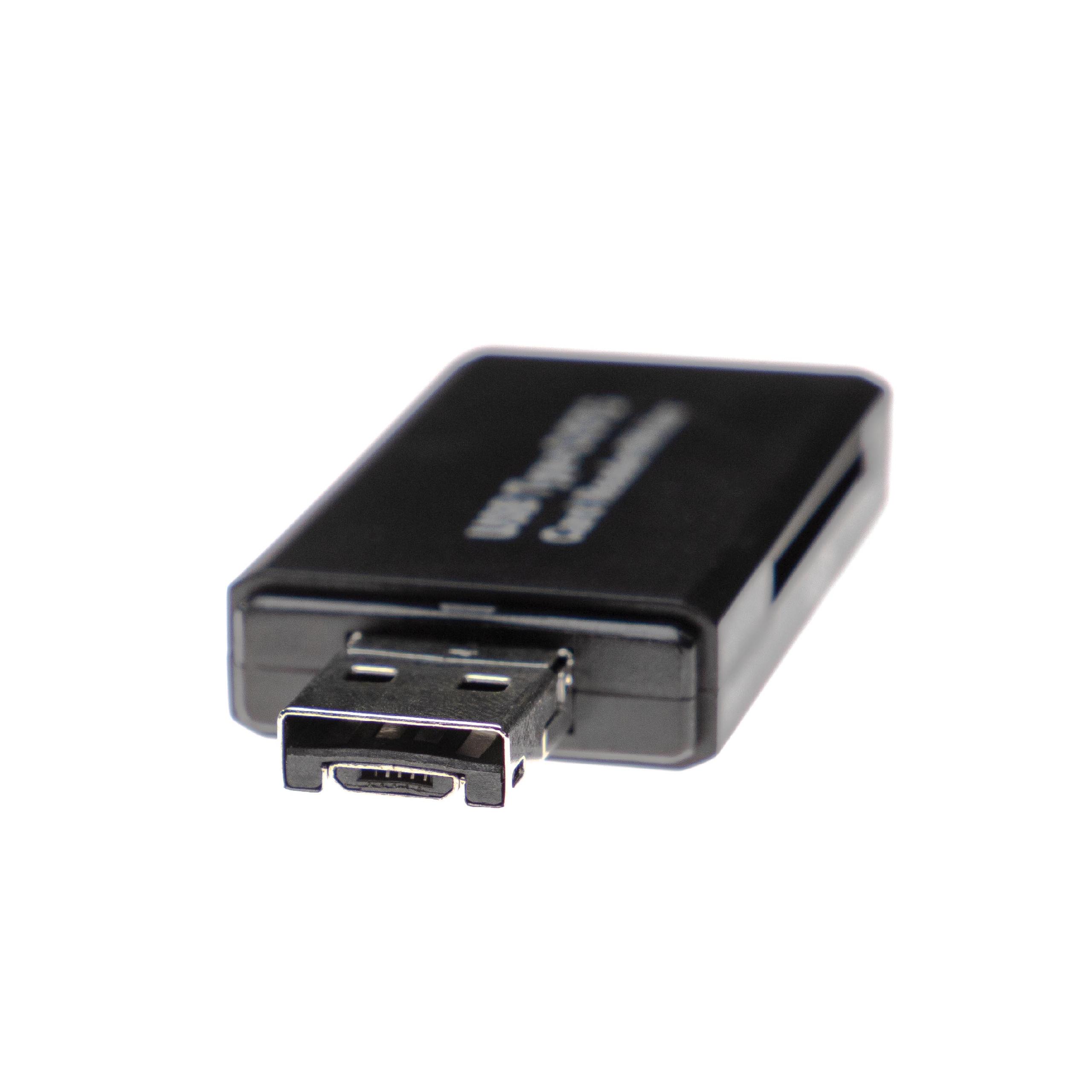 Czytnik kart pamięci SD Micro-SD, Mini-SD - z osłoną