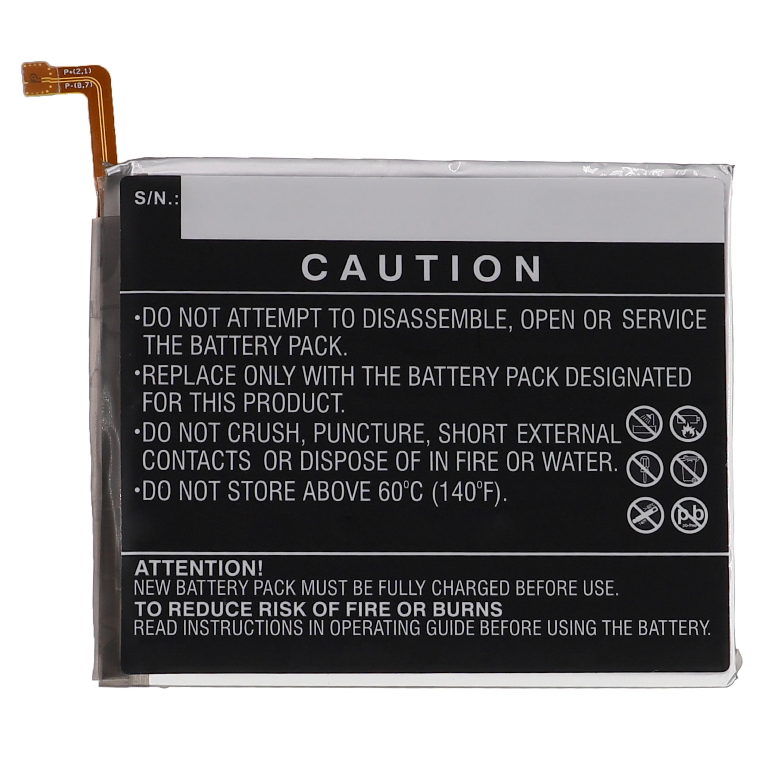 Batterie remplace Samsung EB-BG781ABE, EB-BG781ABU pour téléphone portable - 4400mAh, 3,86V, Li-polymère