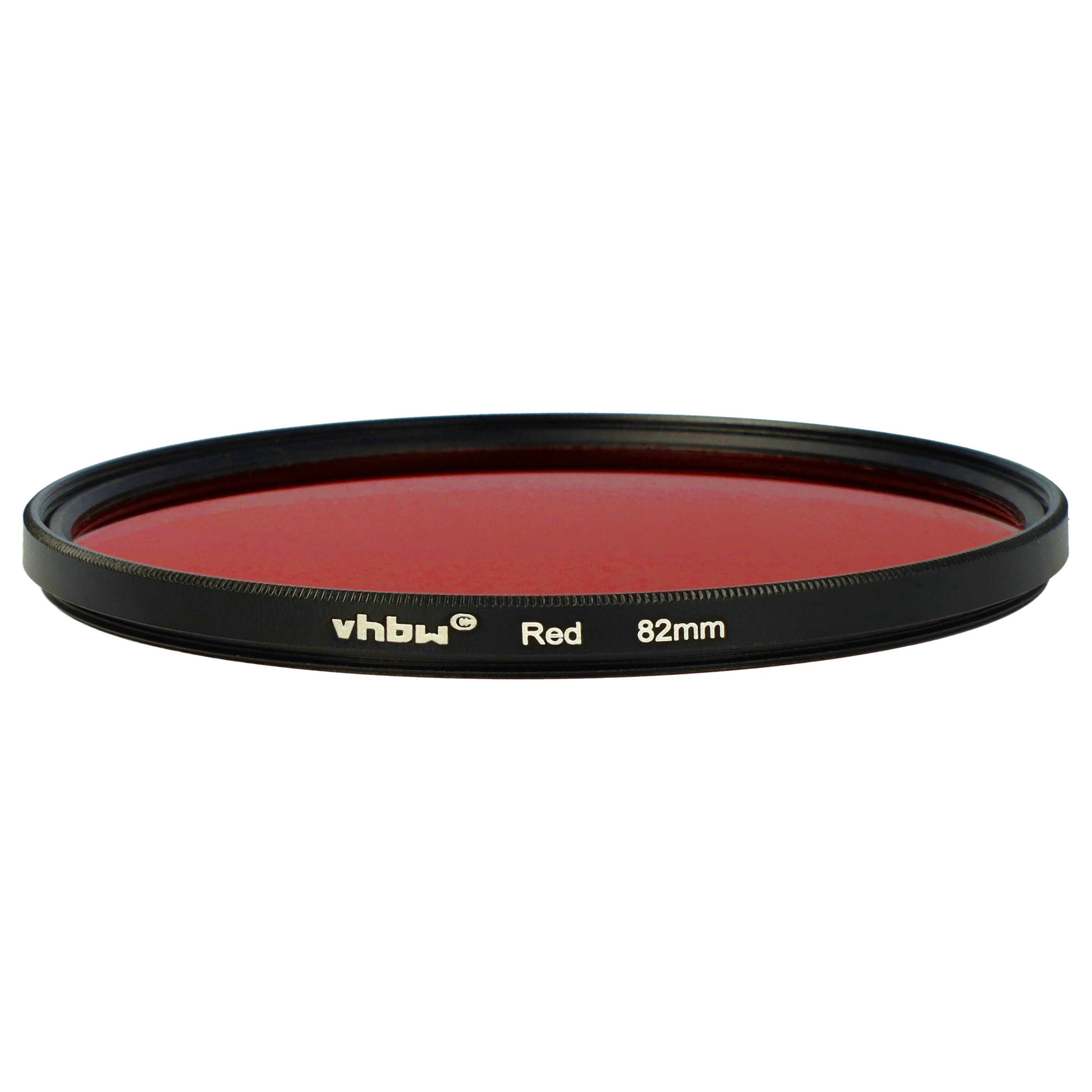 Farbfilter rot passend für Kamera Objektive mit 82 mm Filtergewinde - Rotfilter