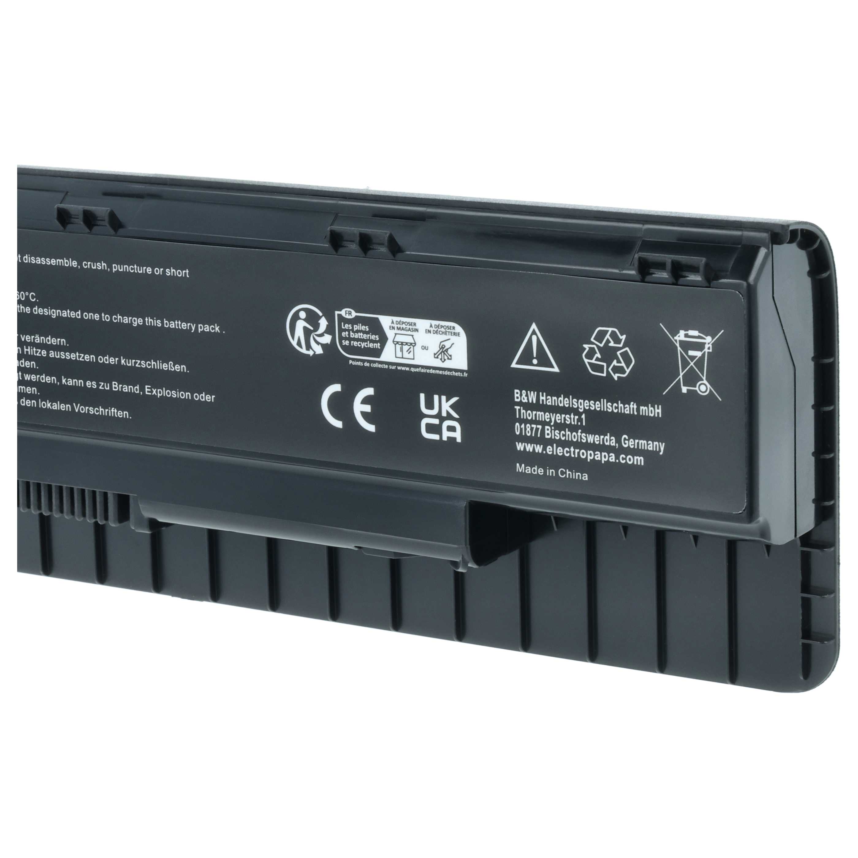 Akumulator do laptopa zamiennik Asus A32N14O5, A32LI9H, 0B110-00300000 - 4800 mAh 10,8 V Li-Ion, czarny