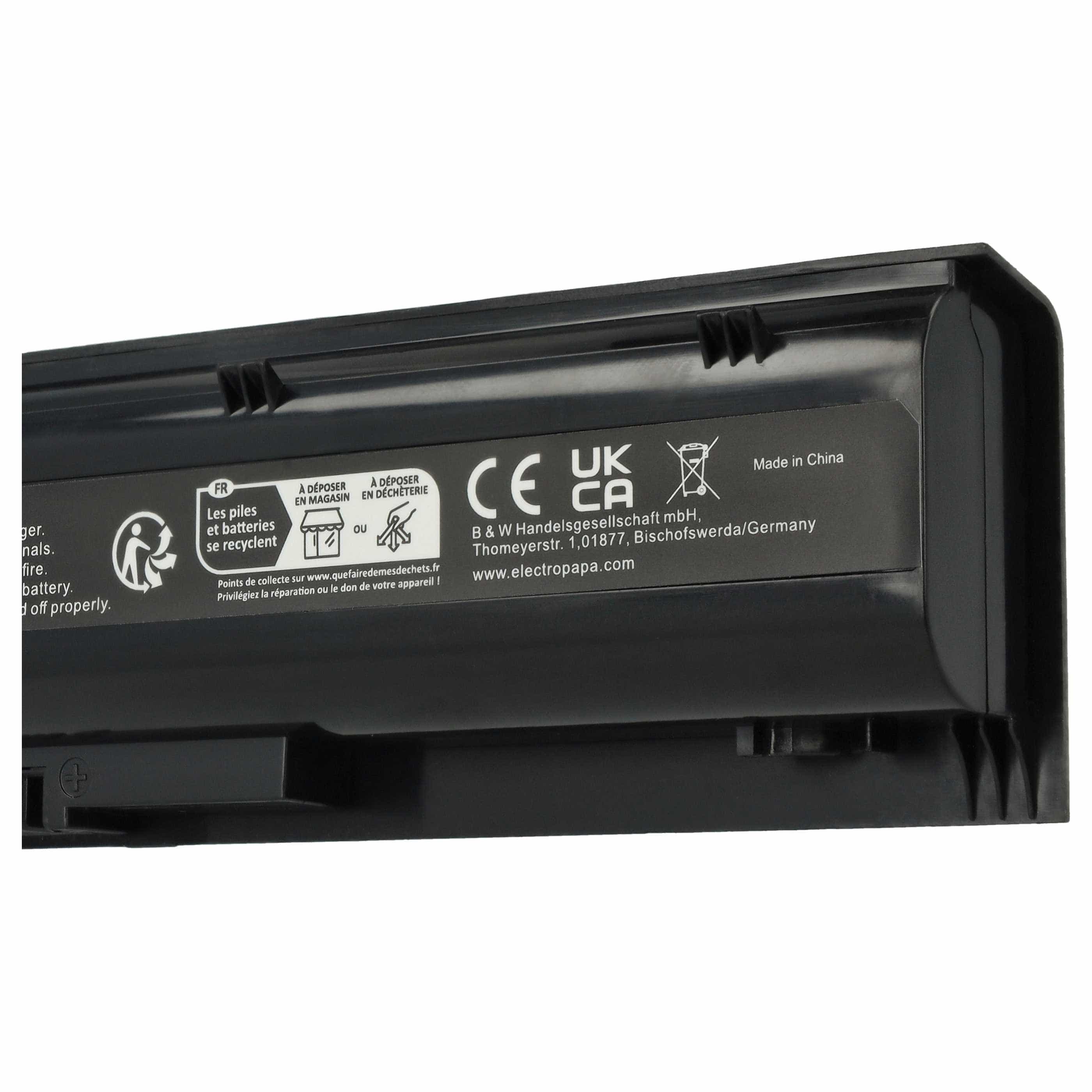 Akumulator do laptopa zamiennik HP 668811-851, 668811-541, 669831-001 - 4400 mAh 10,8 V Li-Ion, czarny