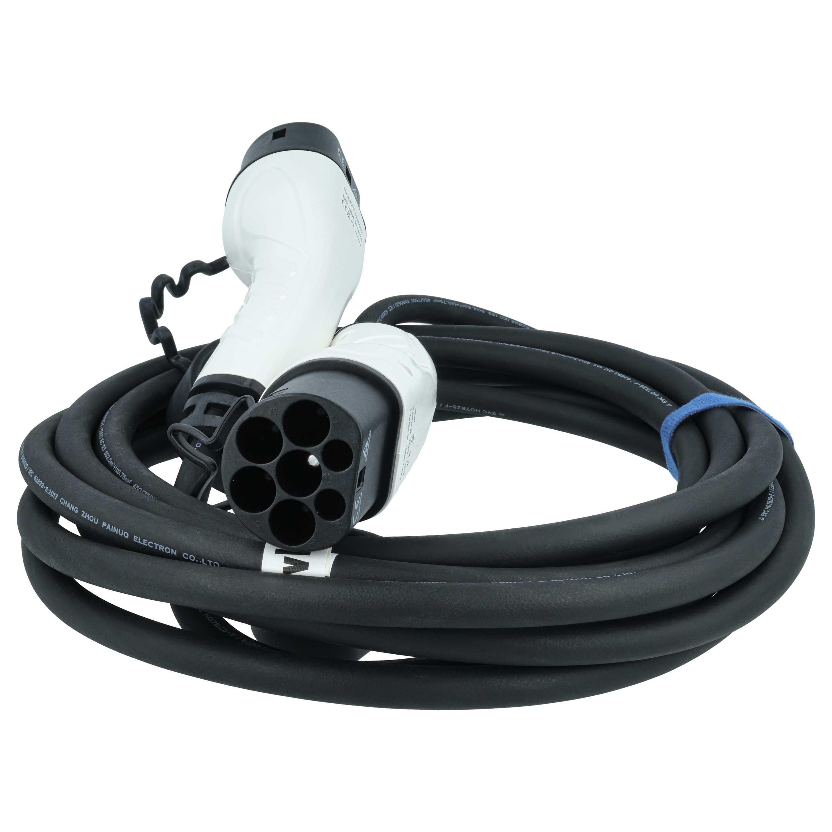 Charging Cable - Type 2 to Type 2 Cable, 3-phase, 16 A, 11 kW, 7 m