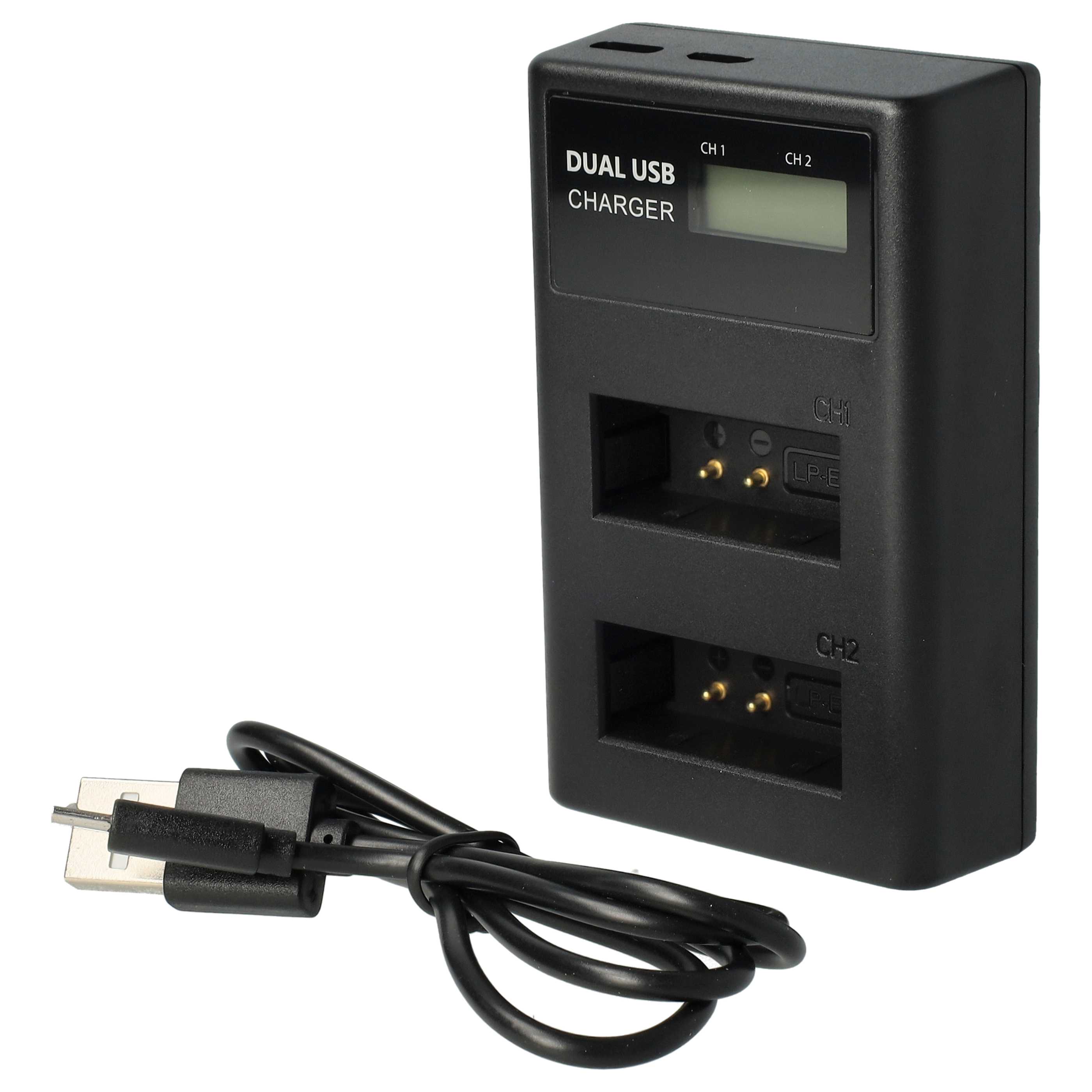 Battery Charger replaces Canon LC-E12 suitable for Canon LP-E12 Camera etc. - 0.5 A, 8.4 V