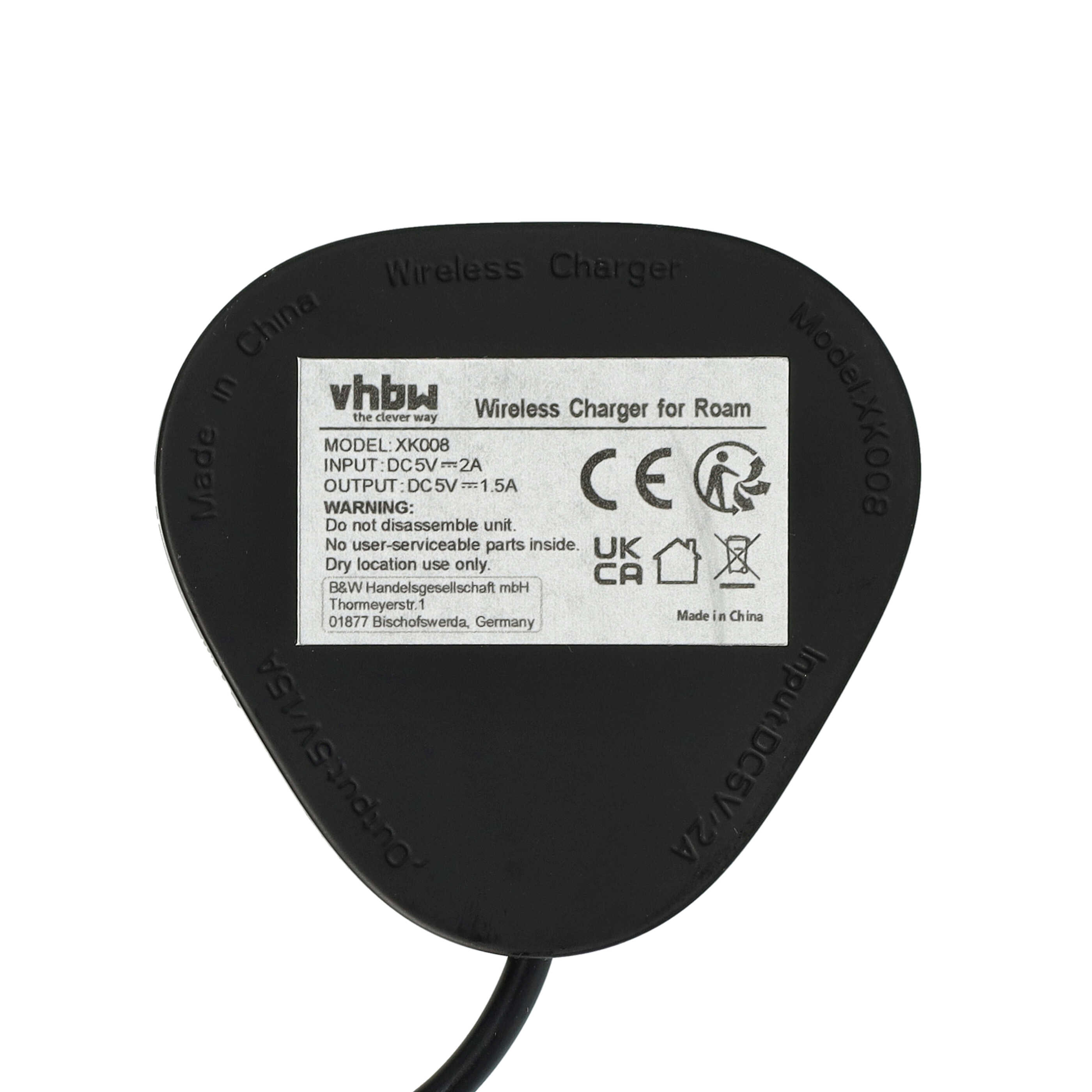 Ładowarka do głośnika Sonos zamiennik Sonos Wireless Charger LPS-05WB-I - podstawka + kabel, 145 cm, czarny